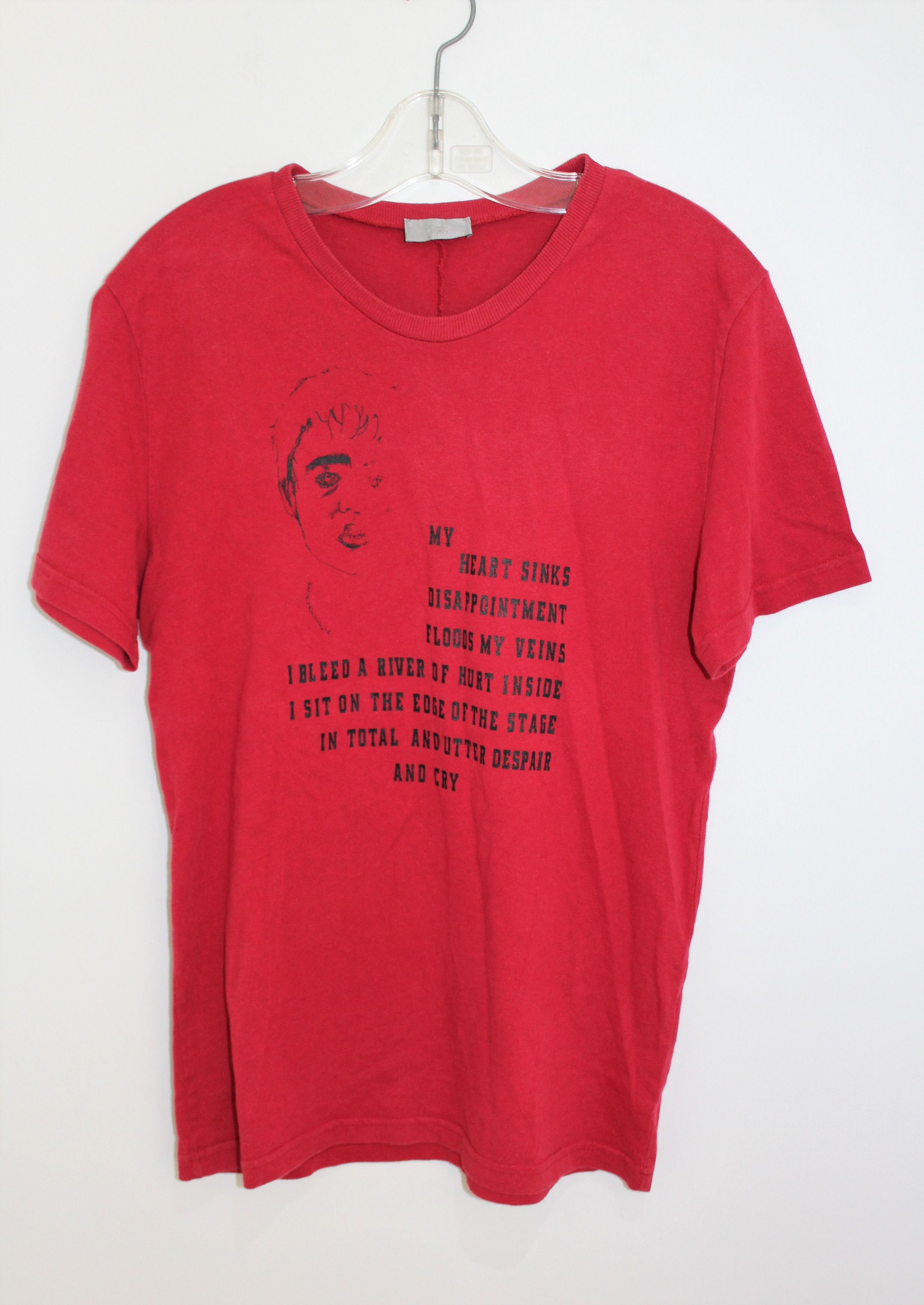 dior homme AW05 pete doherty tシャツ Dior homme aw05 Pete Doherty tee size Xxs good condition 230