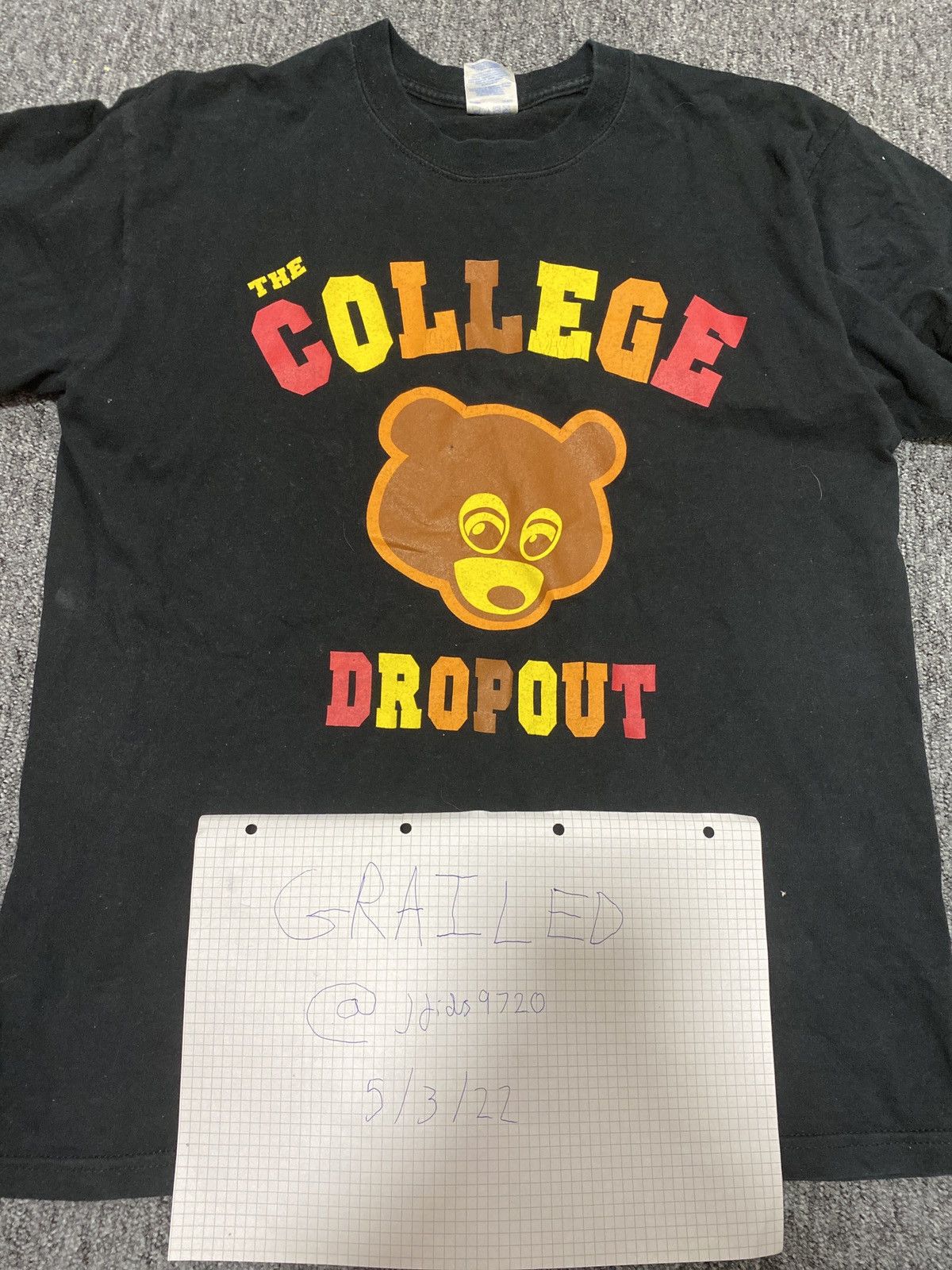 Kanye West 2004 kanye west college dropout tshirt Grailed