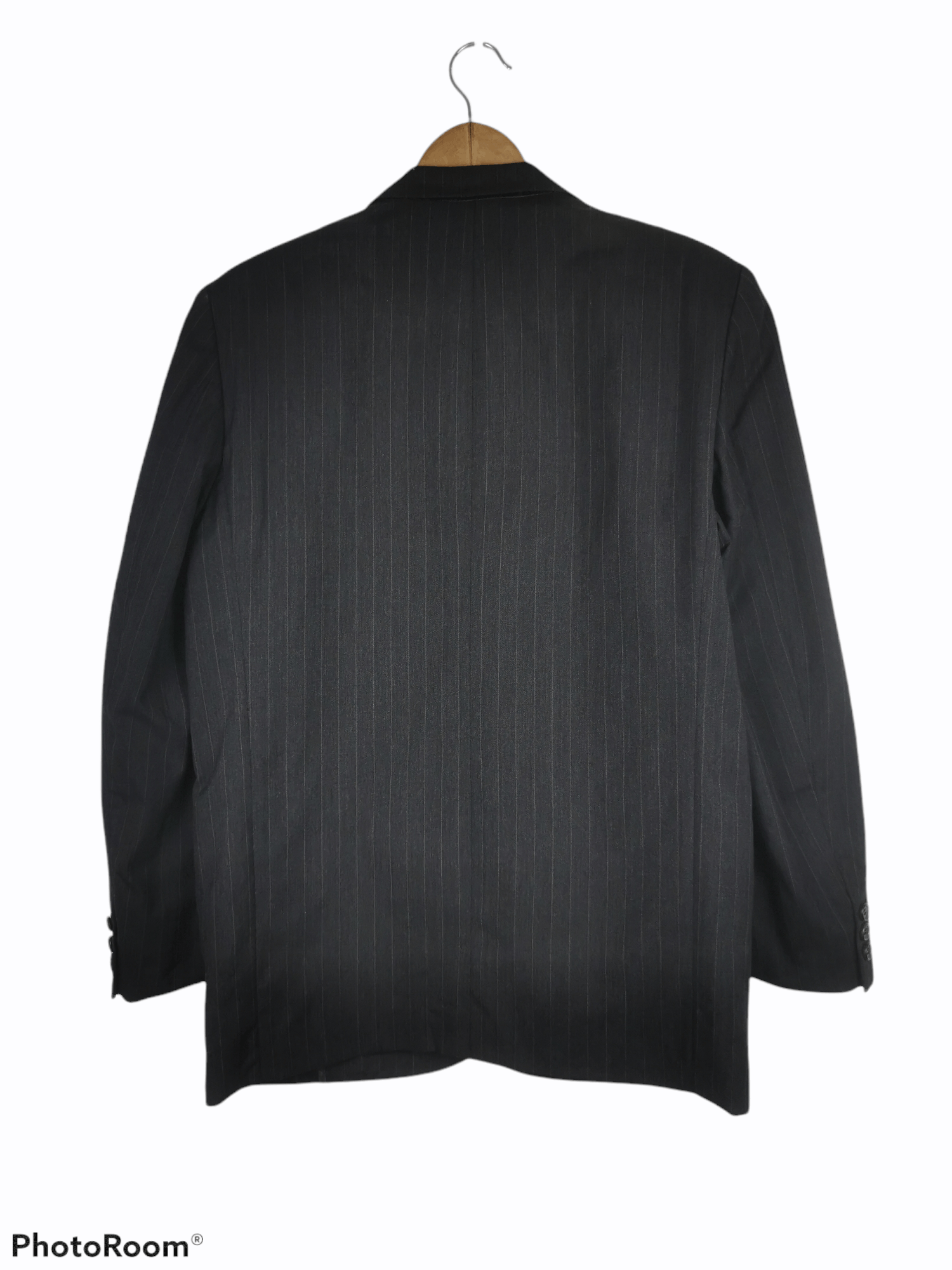 Comme des Garcons × Comme des Garcons Homme Plus Comme Des Garcons Homme Wool Stripe Blazer Coat Size US S / EU 44-46 / 1 - 5 Thumbnail