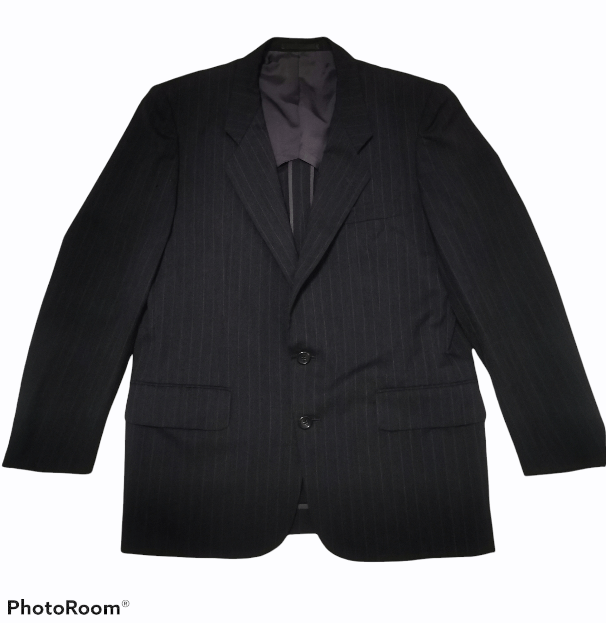 Comme des Garcons × Comme des Garcons Homme Plus Comme Des Garcons Homme Wool Stripe Blazer Coat Size US S / EU 44-46 / 1 - 8 Thumbnail