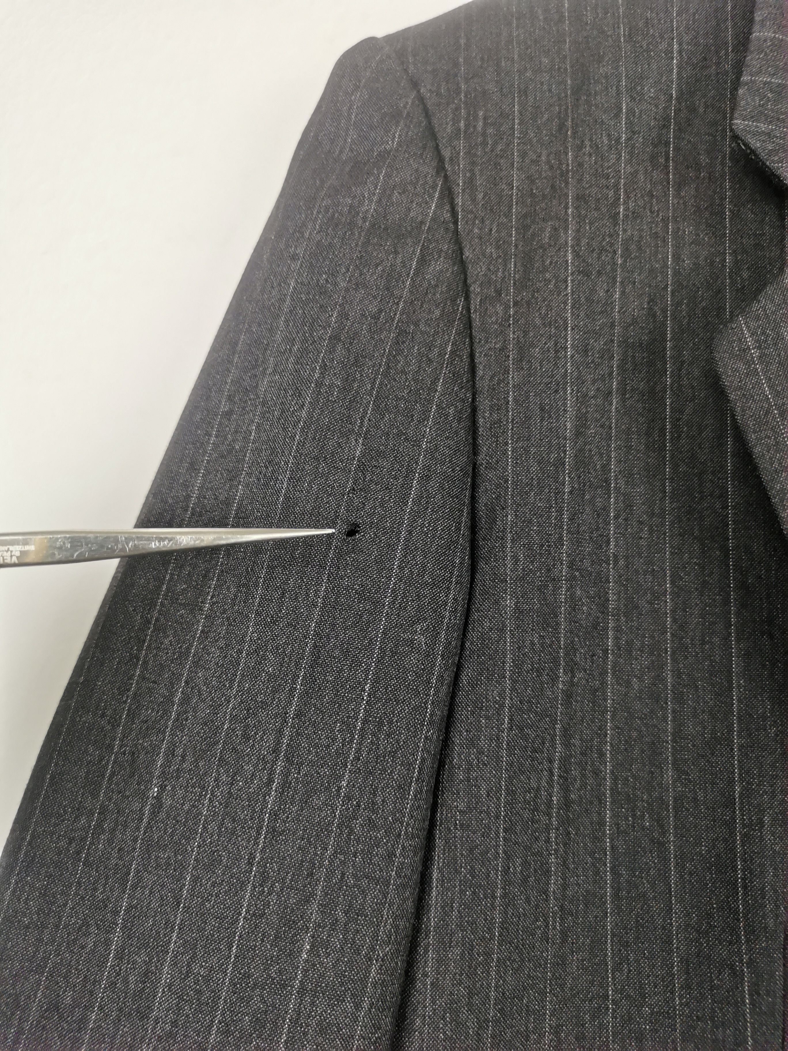 Comme des Garcons × Comme des Garcons Homme Plus Comme Des Garcons Homme Wool Stripe Blazer Coat Size US S / EU 44-46 / 1 - 7 Thumbnail