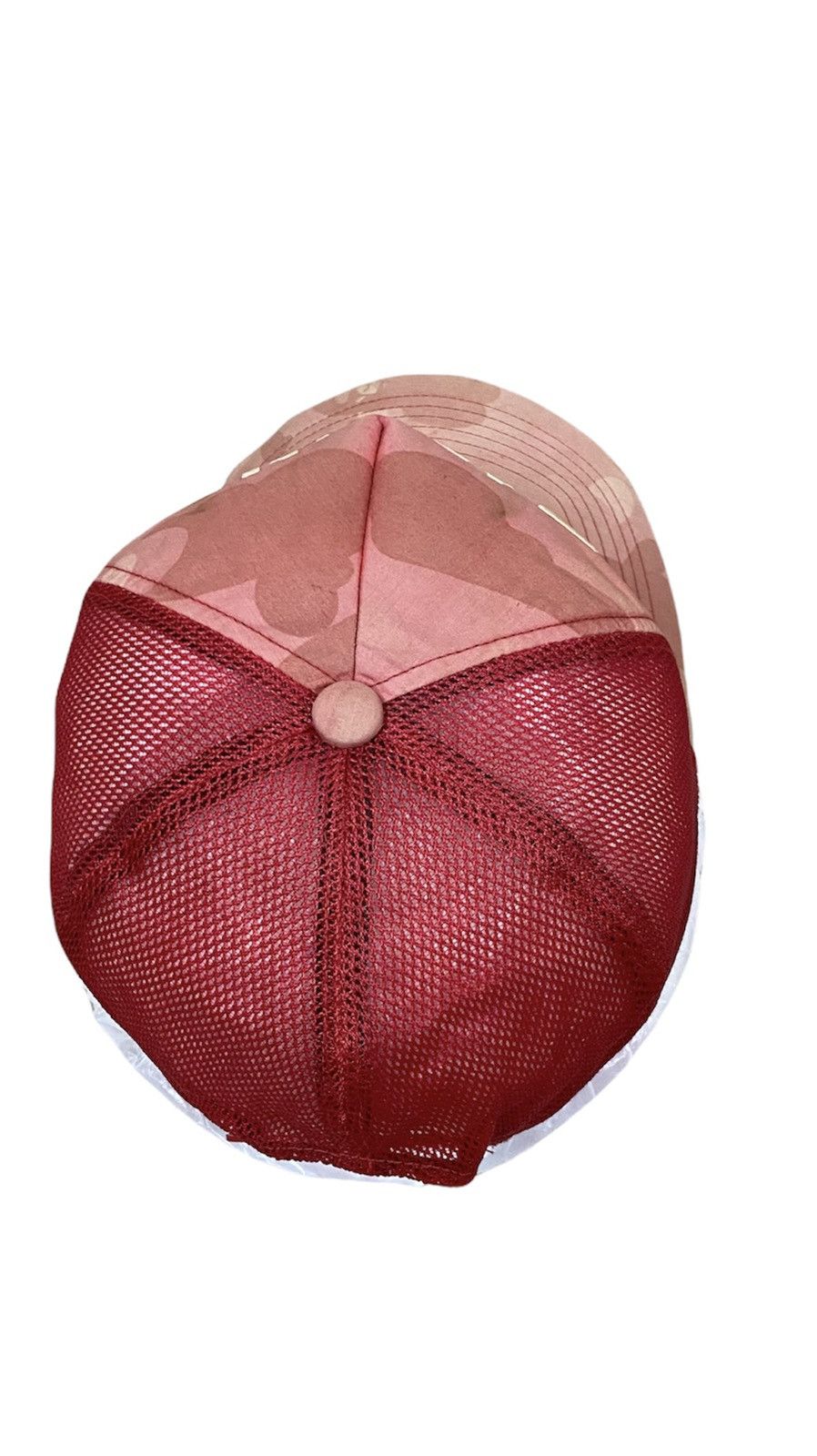 Bape Vtg🔥Bape Og Pink Camoflouge Trucker Mesh Cap Size ONE SIZE - 6 Thumbnail