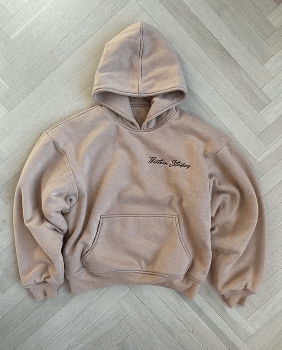 Streetwear THIRTEEN STUDIOS SAND 'TWO LAYER' HOODIE | Grailed