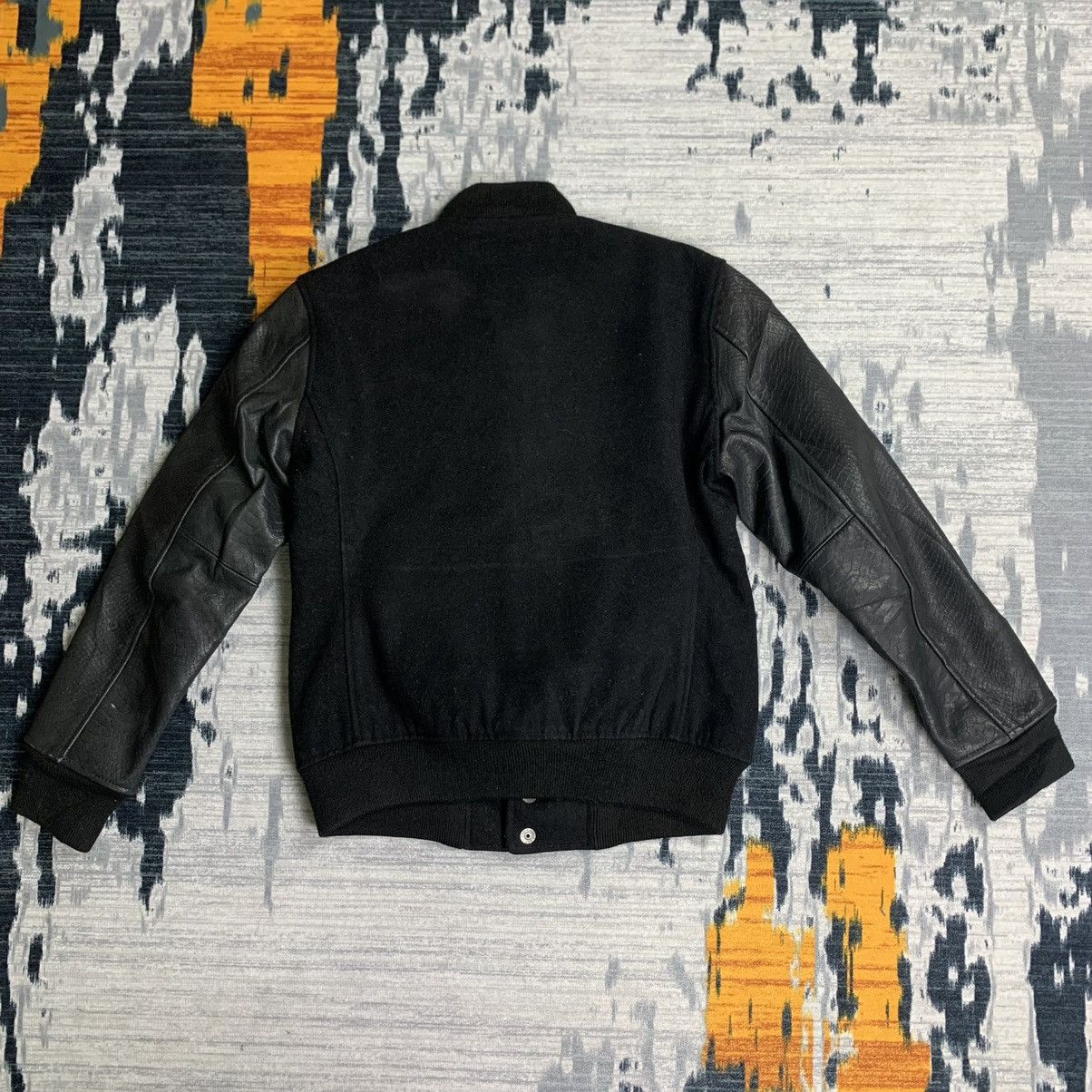 monkey time 🔥NK189🔥Monkey time plain varsity jackets rare sleeve Leather Size US S / EU 44-46 / 1 - 5 Thumbnail