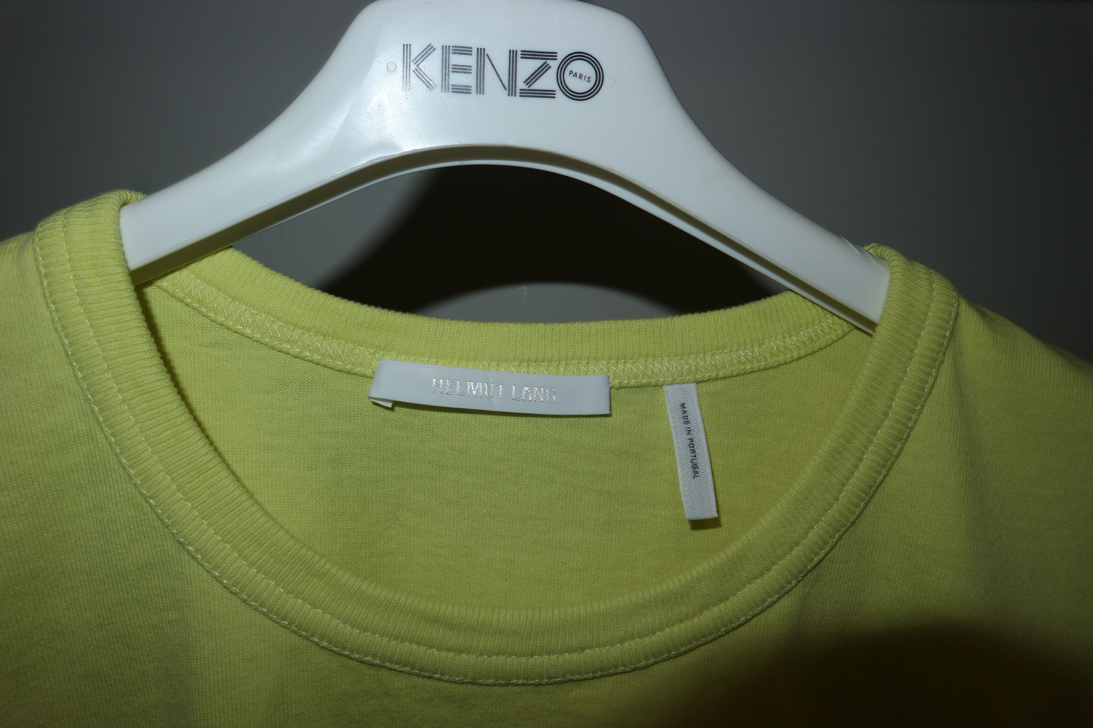 Helmut Lang Distorted logo tshirt Size US L / EU 52-54 / 3 - 4 Thumbnail