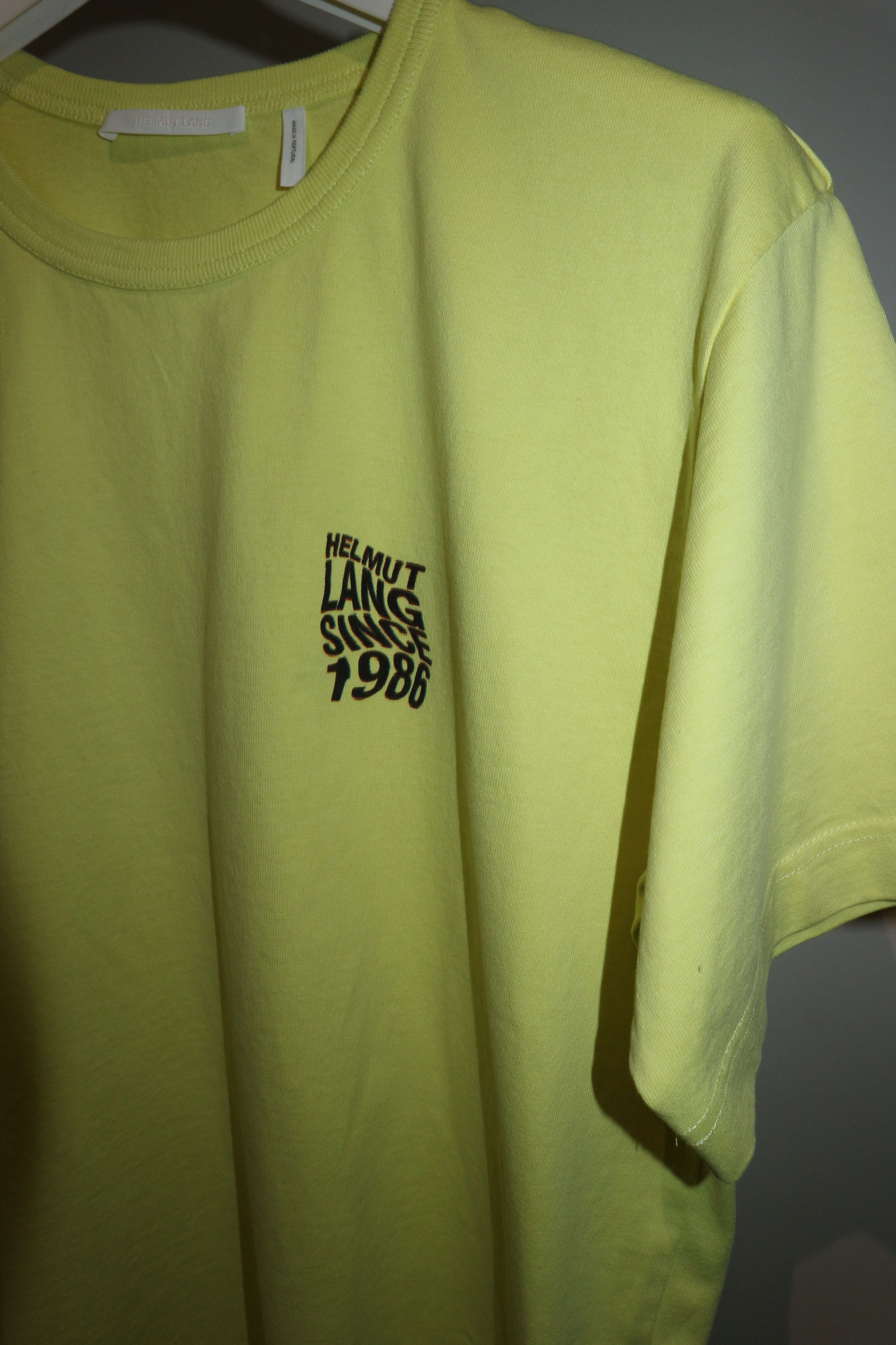 Helmut Lang Distorted logo tshirt Size US L / EU 52-54 / 3 - 3 Thumbnail
