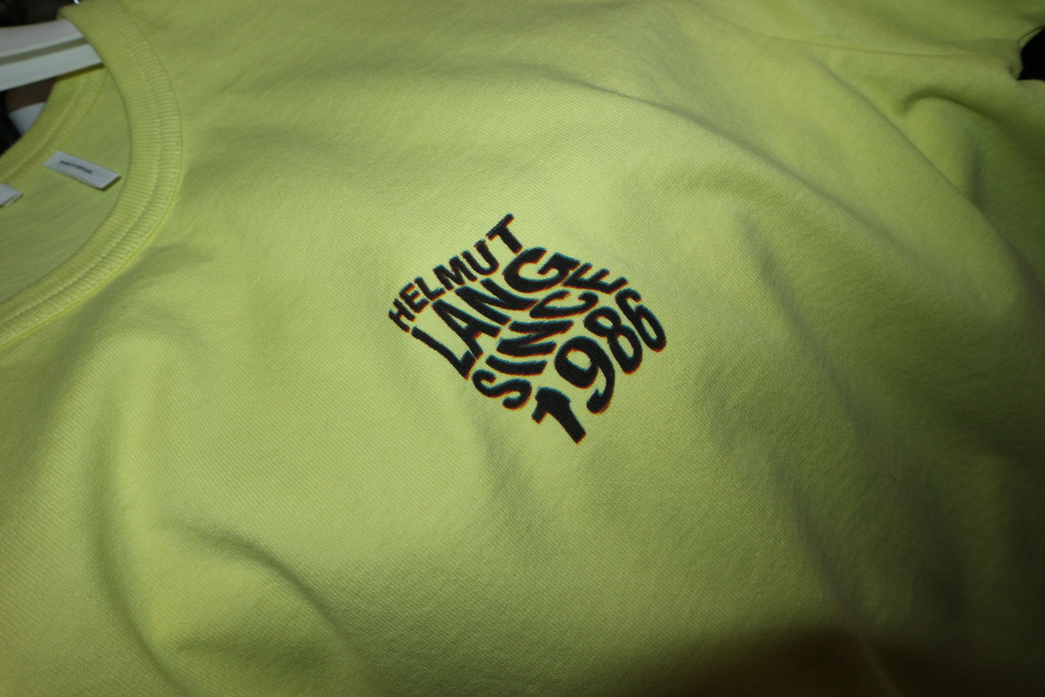 Helmut Lang Distorted logo tshirt Size US M / EU 48-50 / 2 - 8 Thumbnail
