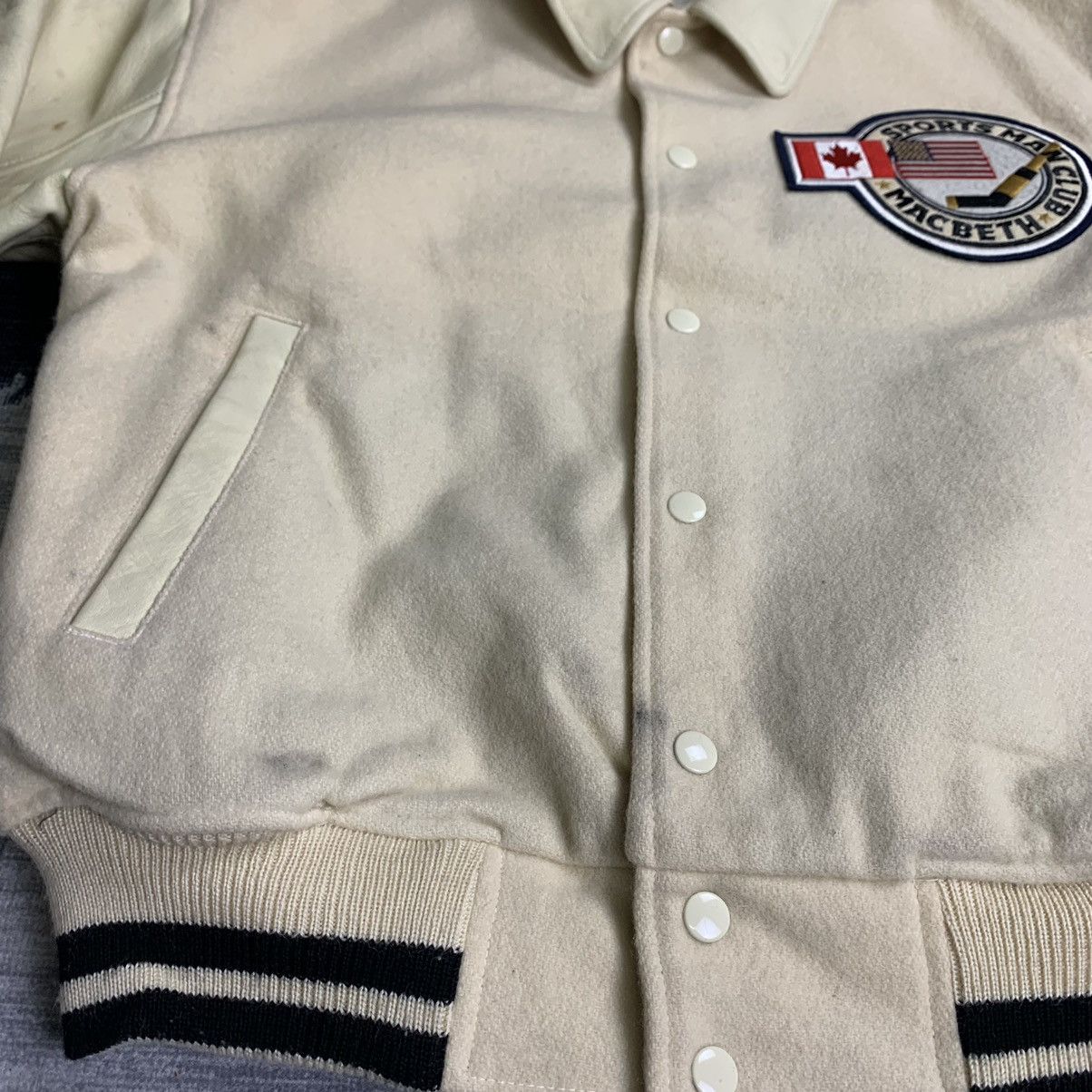 Macbeth × Vintage 🔥NK194🔥Vintage MACBETH art sportsman Leather varsity jackets Size US M / EU 48-50 / 2 - 9 Thumbnail