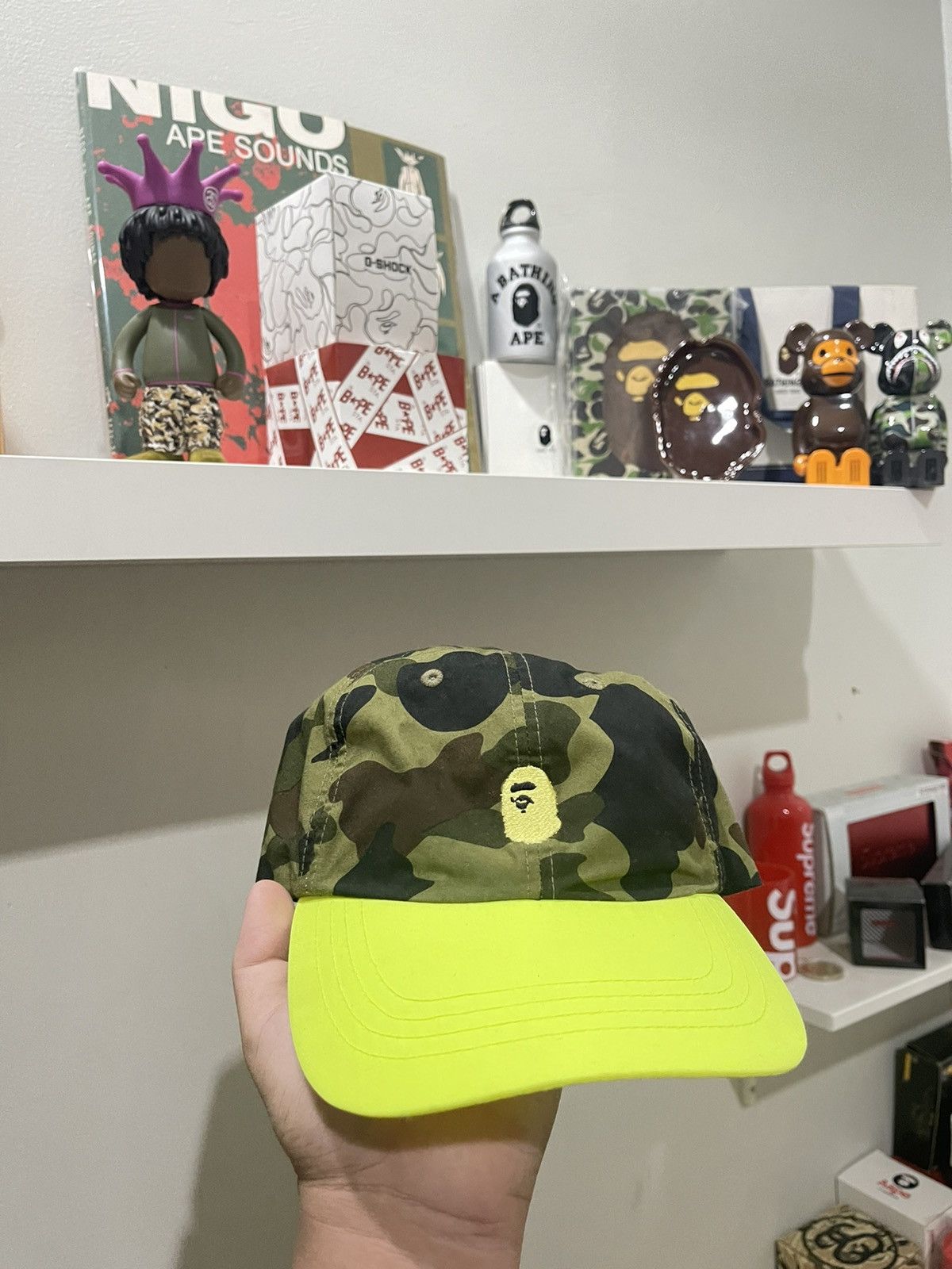 M] A Bathing Ape Bape x Carhartt 1st Camo Duck Cotton Cap