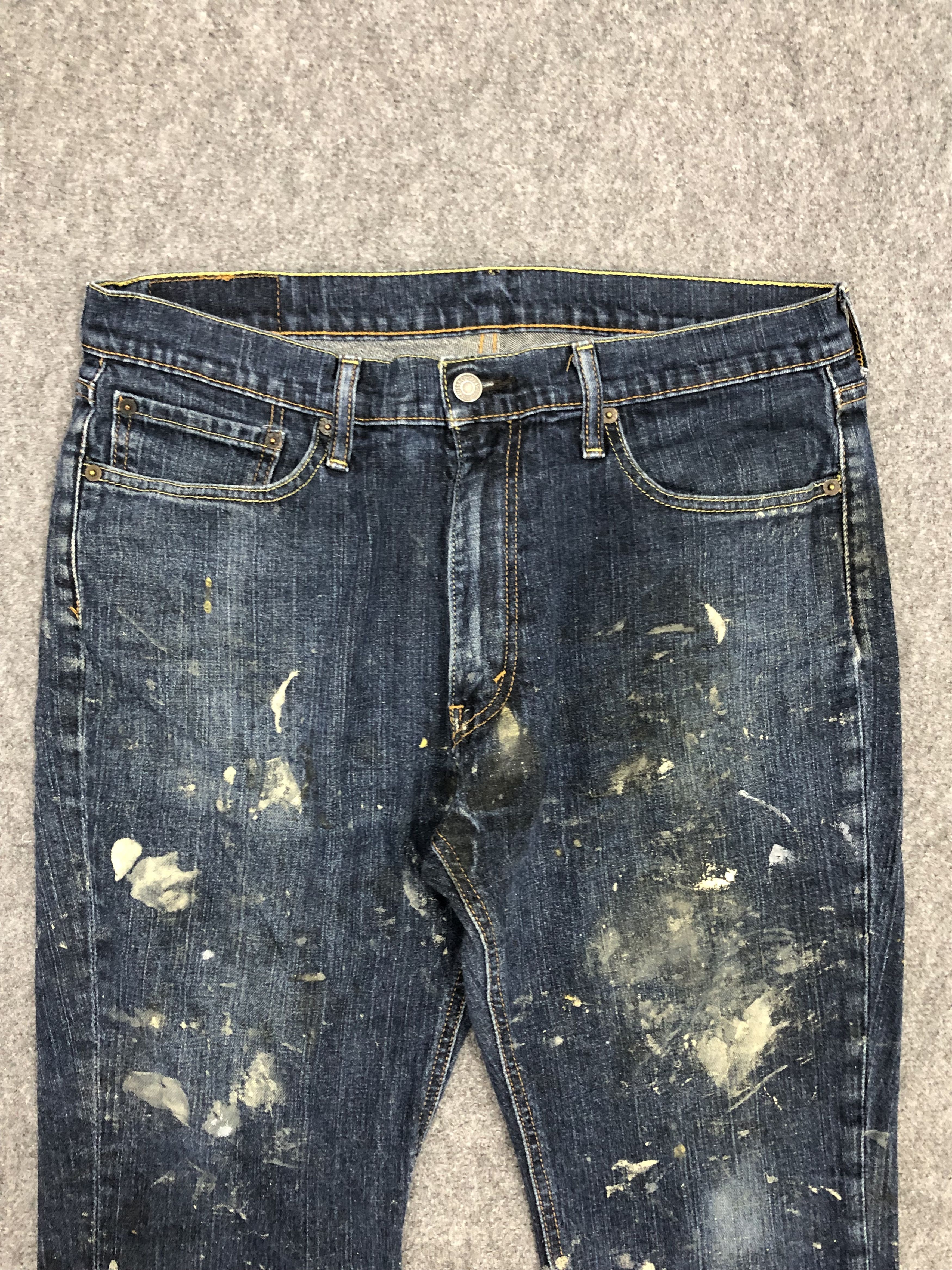 Levi's RARE Vintage Levis 541 Ripped Denim DP1131 Size US 35 - 2 Thumbnail