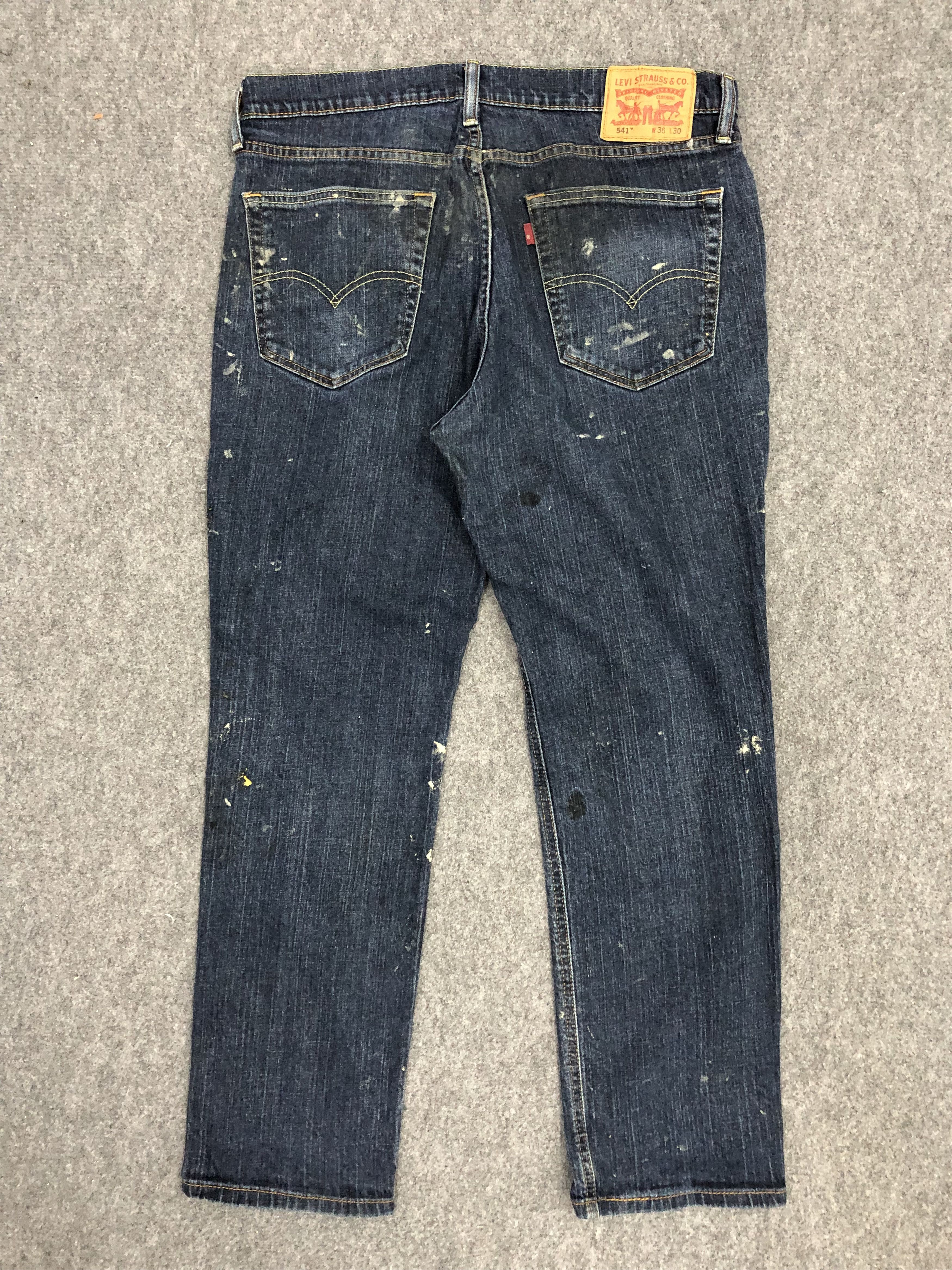 Levi's RARE Vintage Levis 541 Ripped Denim DP1131 Size US 35 - 3 Thumbnail