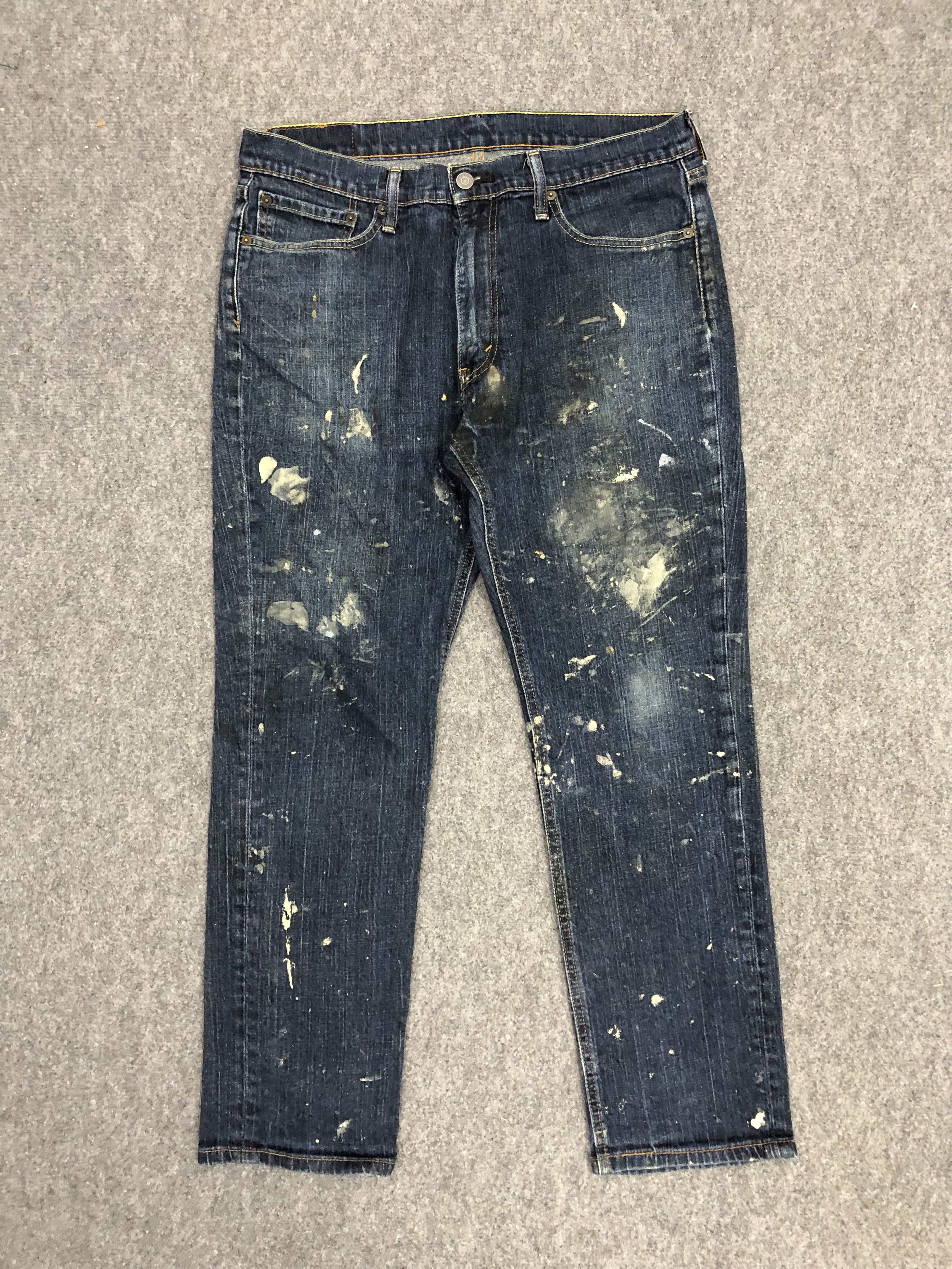 Levi's RARE Vintage Levis 541 Ripped Denim DP1131 Size US 35 - 1 Thumbnail