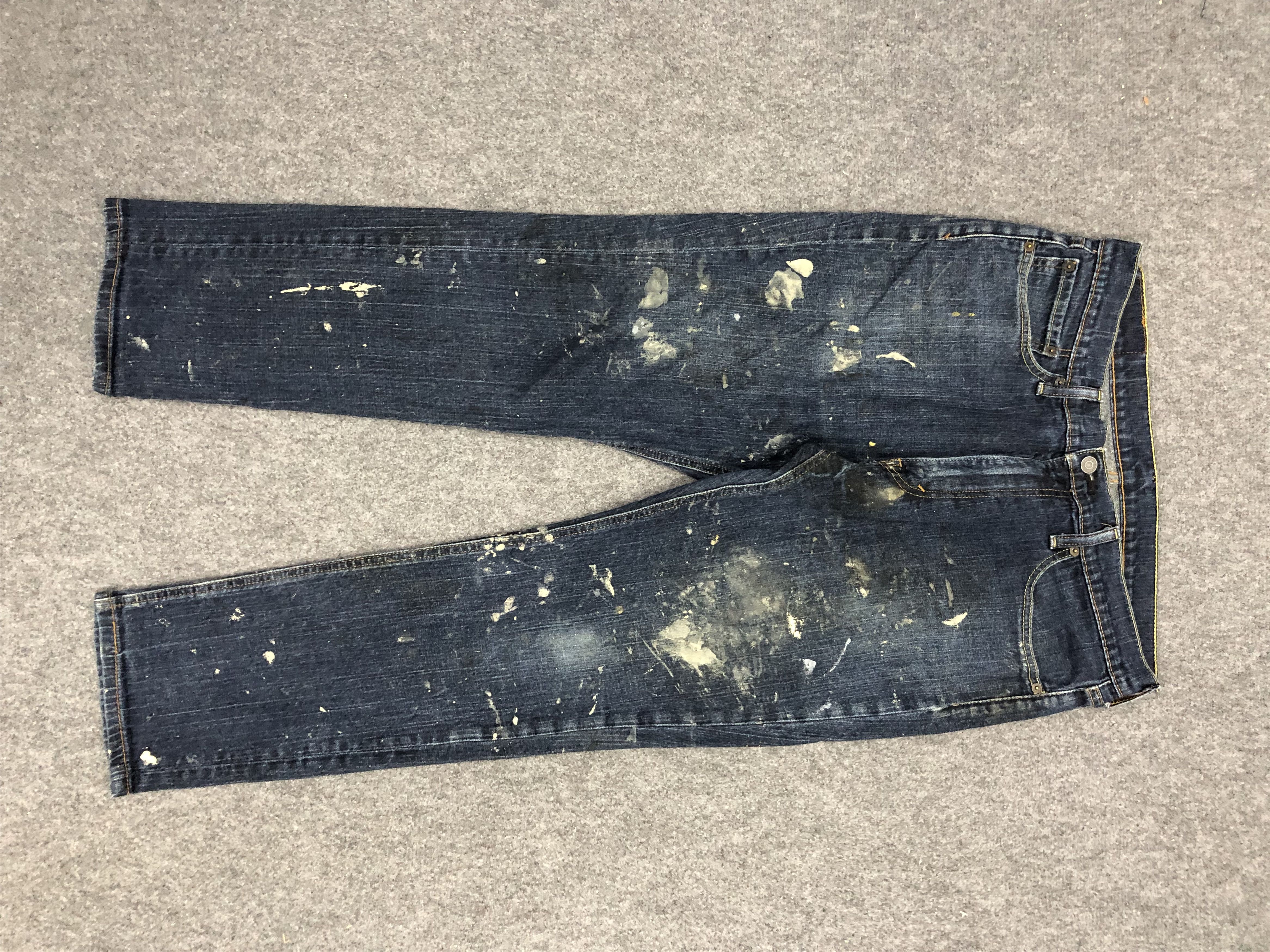 image of Levis 541 Ripped Denim in Blue Denim, Men's (Size 35)