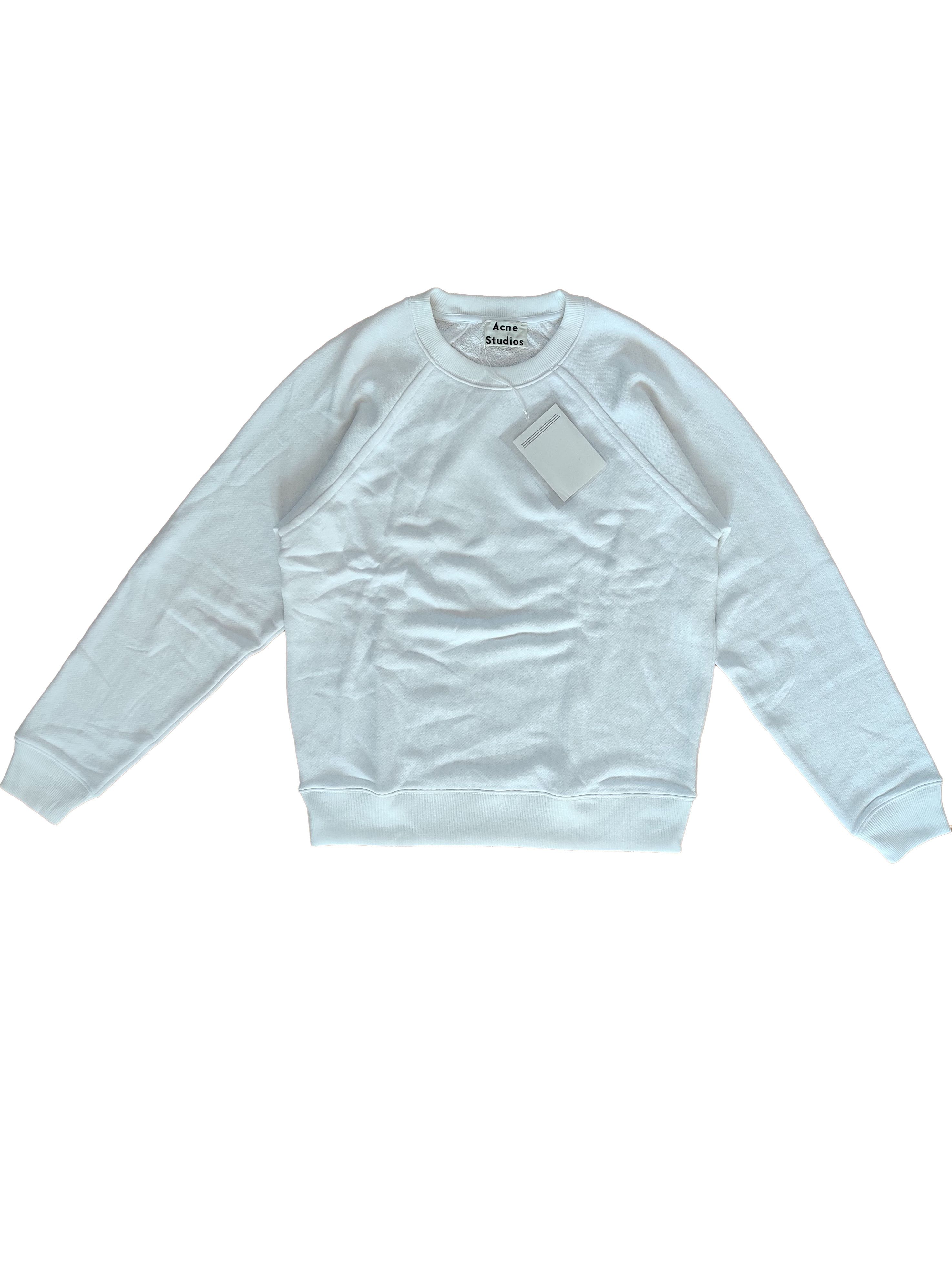Acne Studios ⚡️QUICK SALE⚡️ Acne Studios White Crewneck Sweater Size US M / EU 48-50 / 2 - 2 Thumbnail