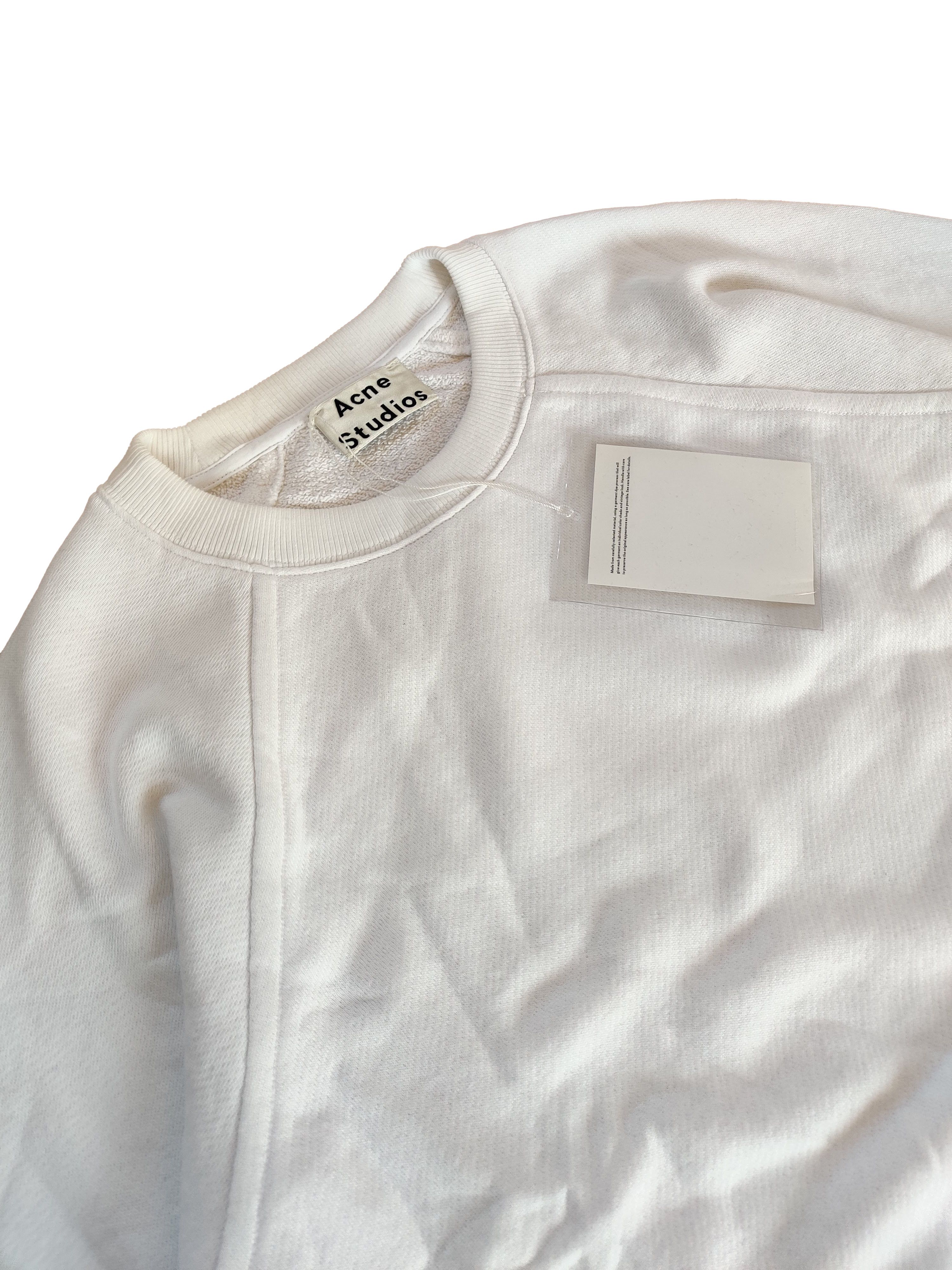 Acne Studios ⚡️QUICK SALE⚡️ Acne Studios White Crewneck Sweater Size US M / EU 48-50 / 2 - 3 Thumbnail