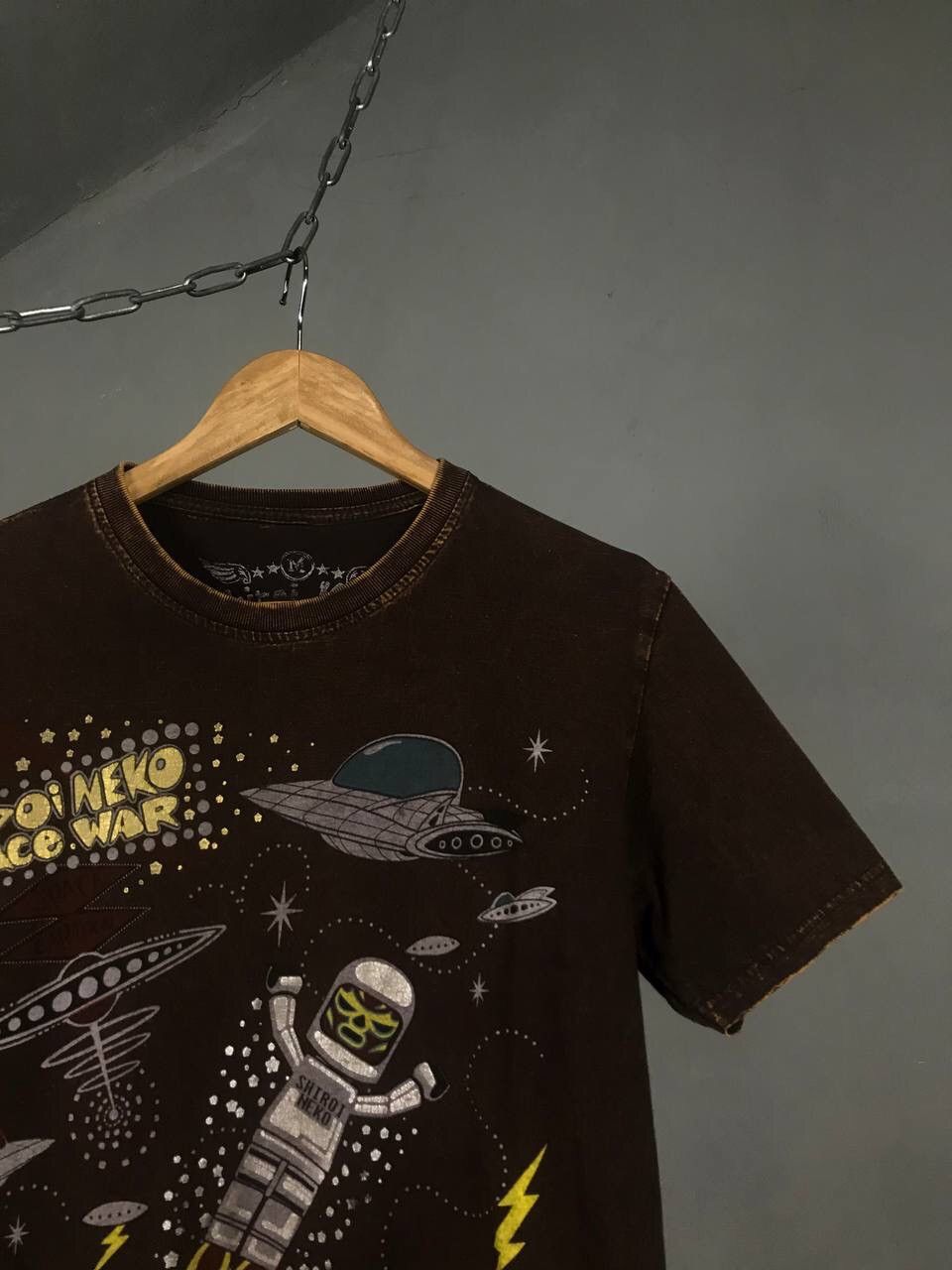 Designer × Vintage Shiroi Neko designer art vintage streetwear overprinted tee Size US M / EU 48-50 / 2 - 2 Thumbnail