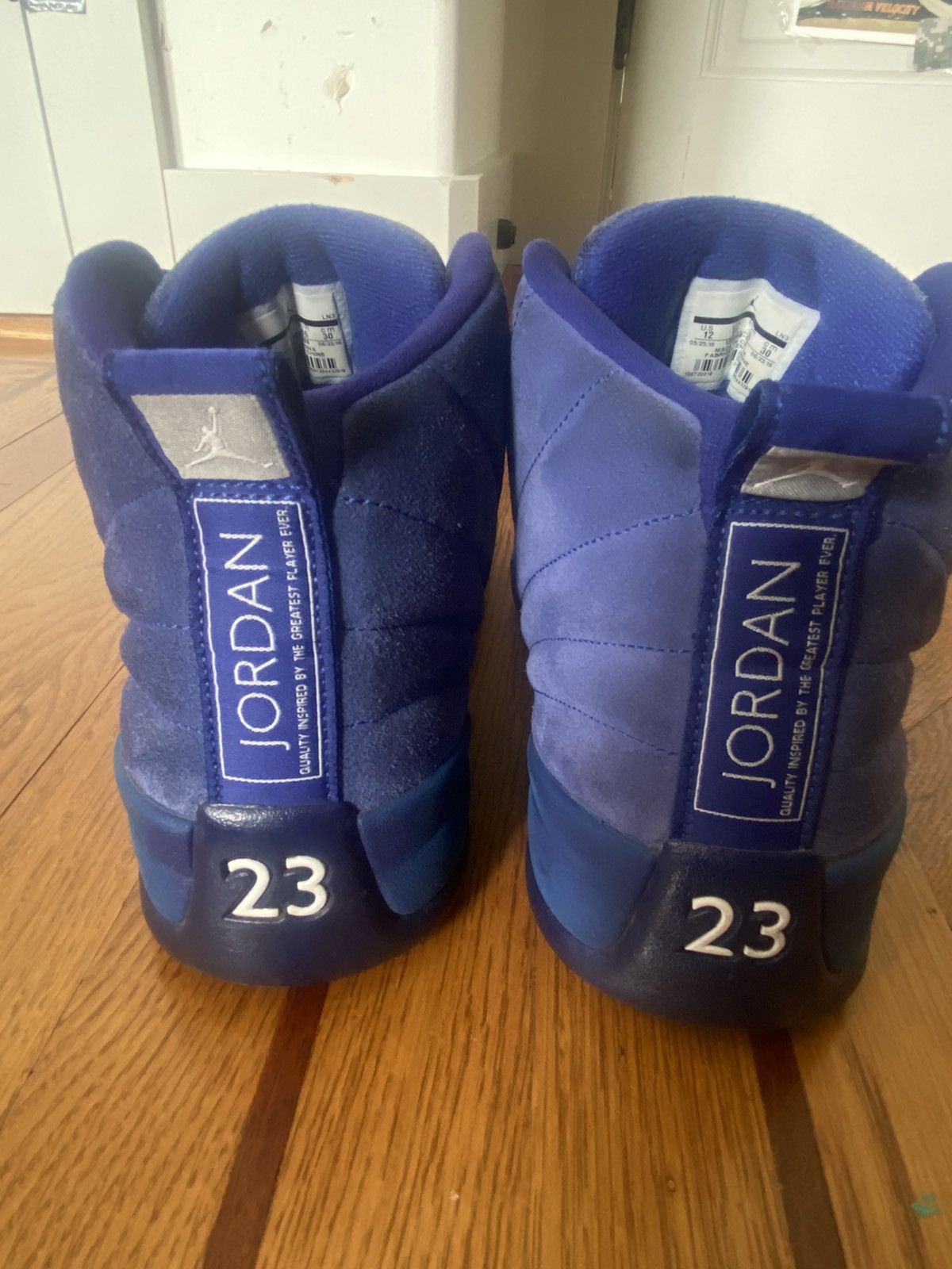 Jordan Brand Air Jordan 12 Retro Deep Royal 2016 Size US 12 / EU 45 - 6 Thumbnail