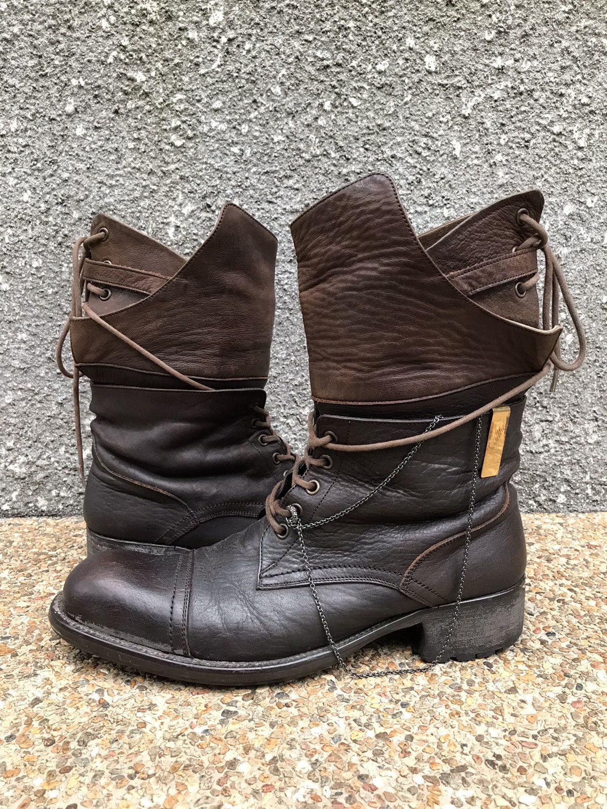 Alfredo Bannister × Japanese Brand Alfredo Bannister Leather Boots  