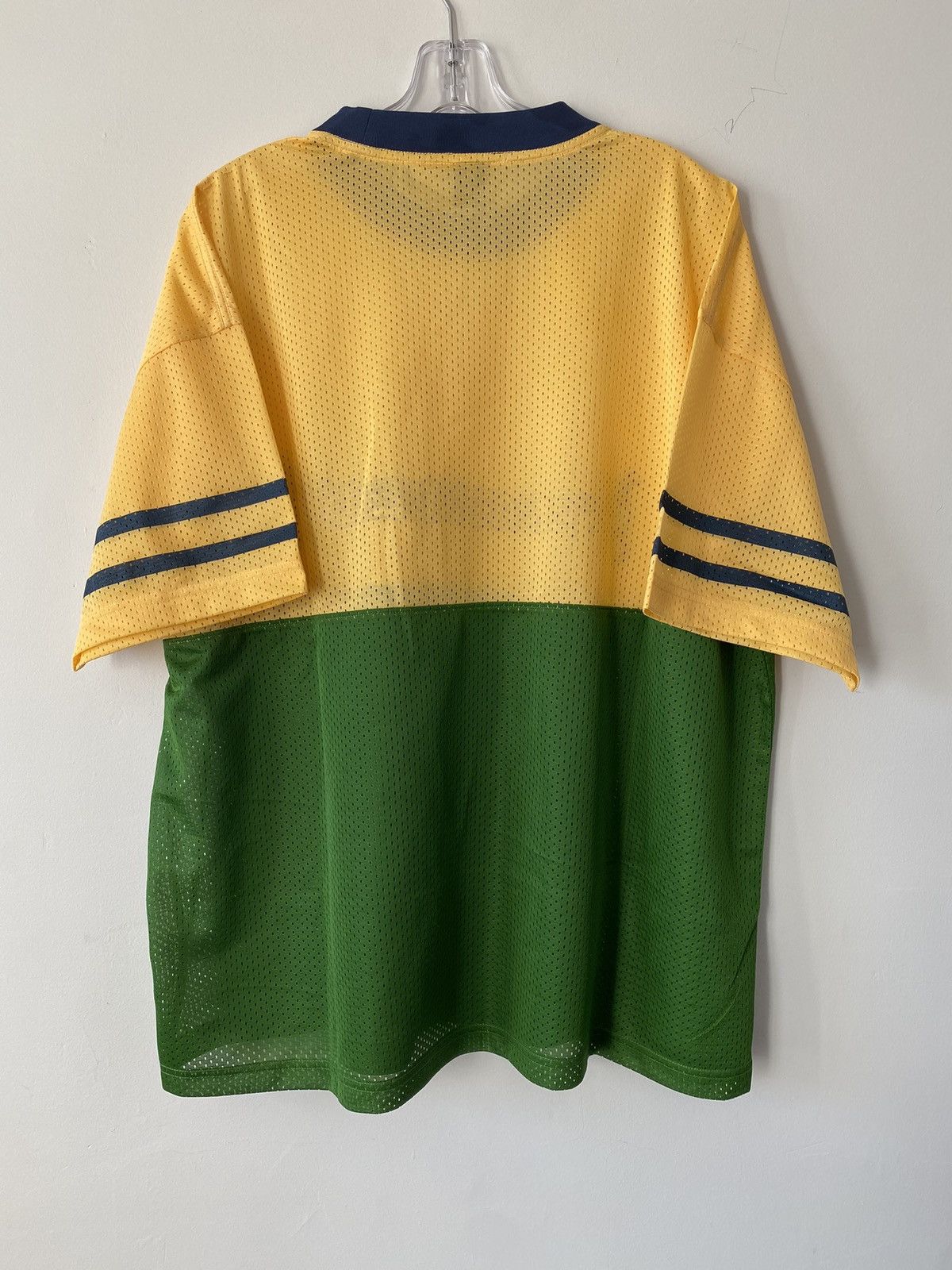 Brain Dead Paneled Football Mesh Shirt Yellow/Green Size US L / EU 52-54 / 3 - 2 Thumbnail