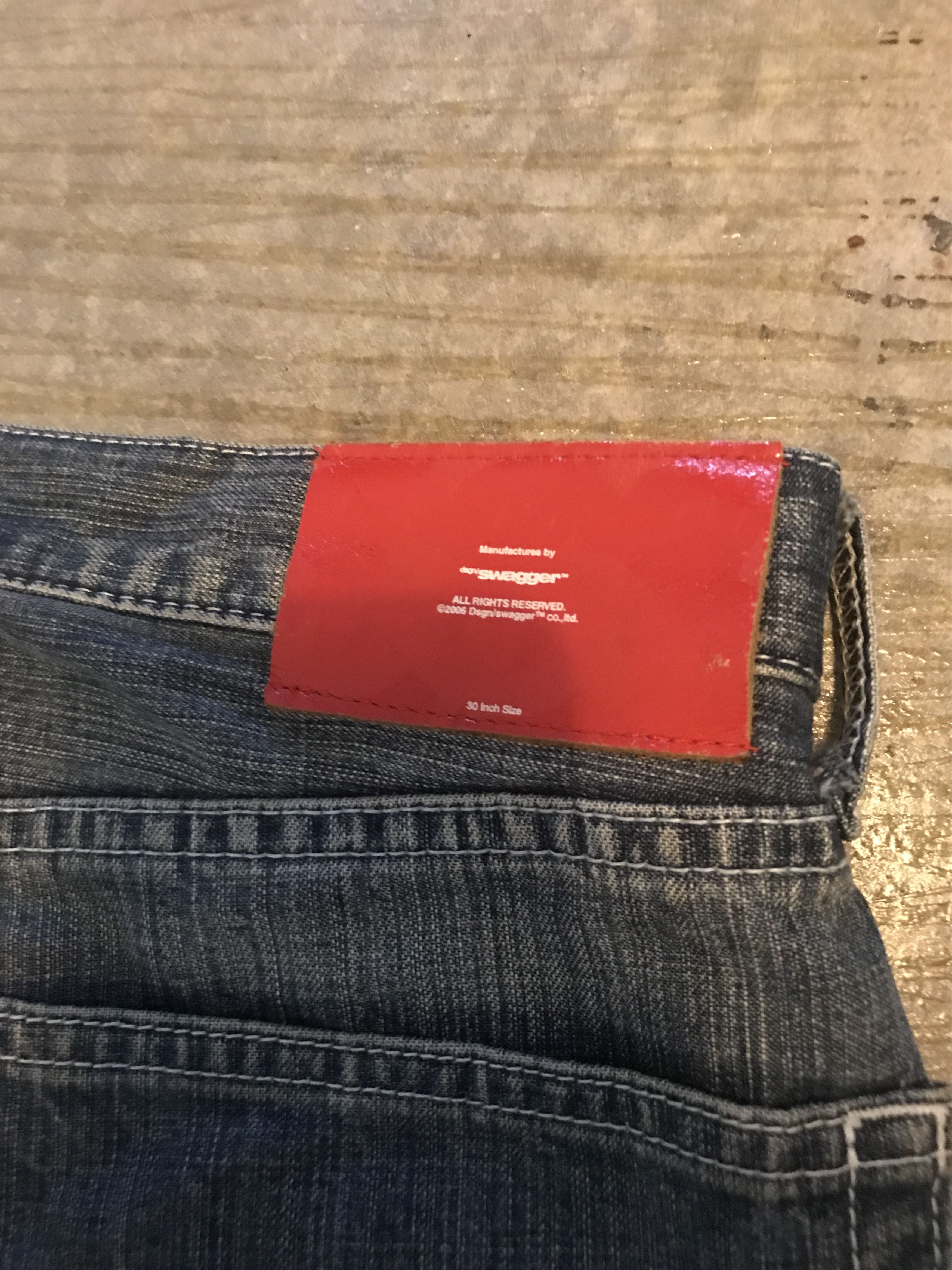 Swagger SS06 SWAGGER Faded Denim pants Size US 34 / EU 50 - 6 Thumbnail
