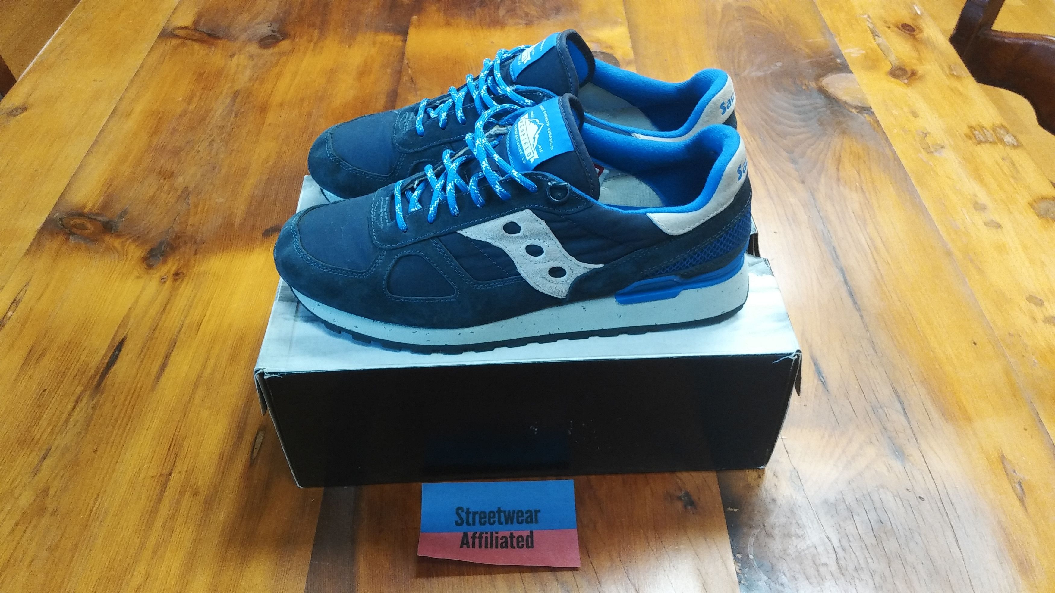 Penfield Saucony Saucony Penfield Shadow Original Collaboration Navy Gray Grailed