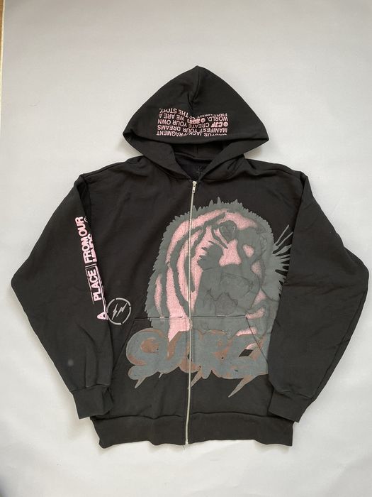 travis scott fragment zip up hoodie