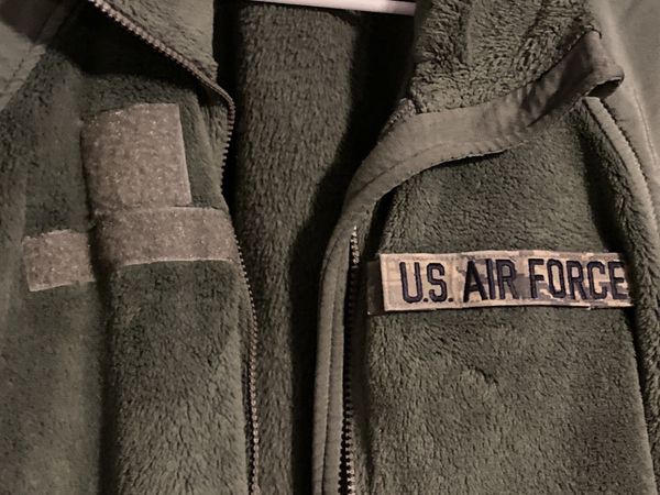 Sage green fleece on sale jacket air force