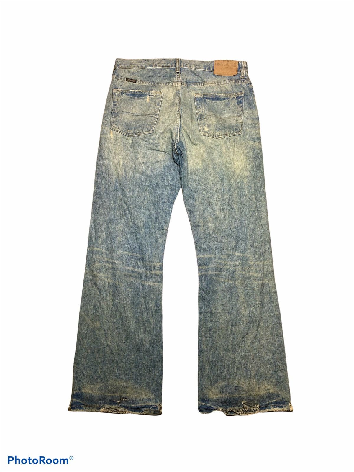 Hollister FLARED⚡️⚡️DISTRESSED DENIM BY HOLLISTER Size US 31 - 3 Thumbnail