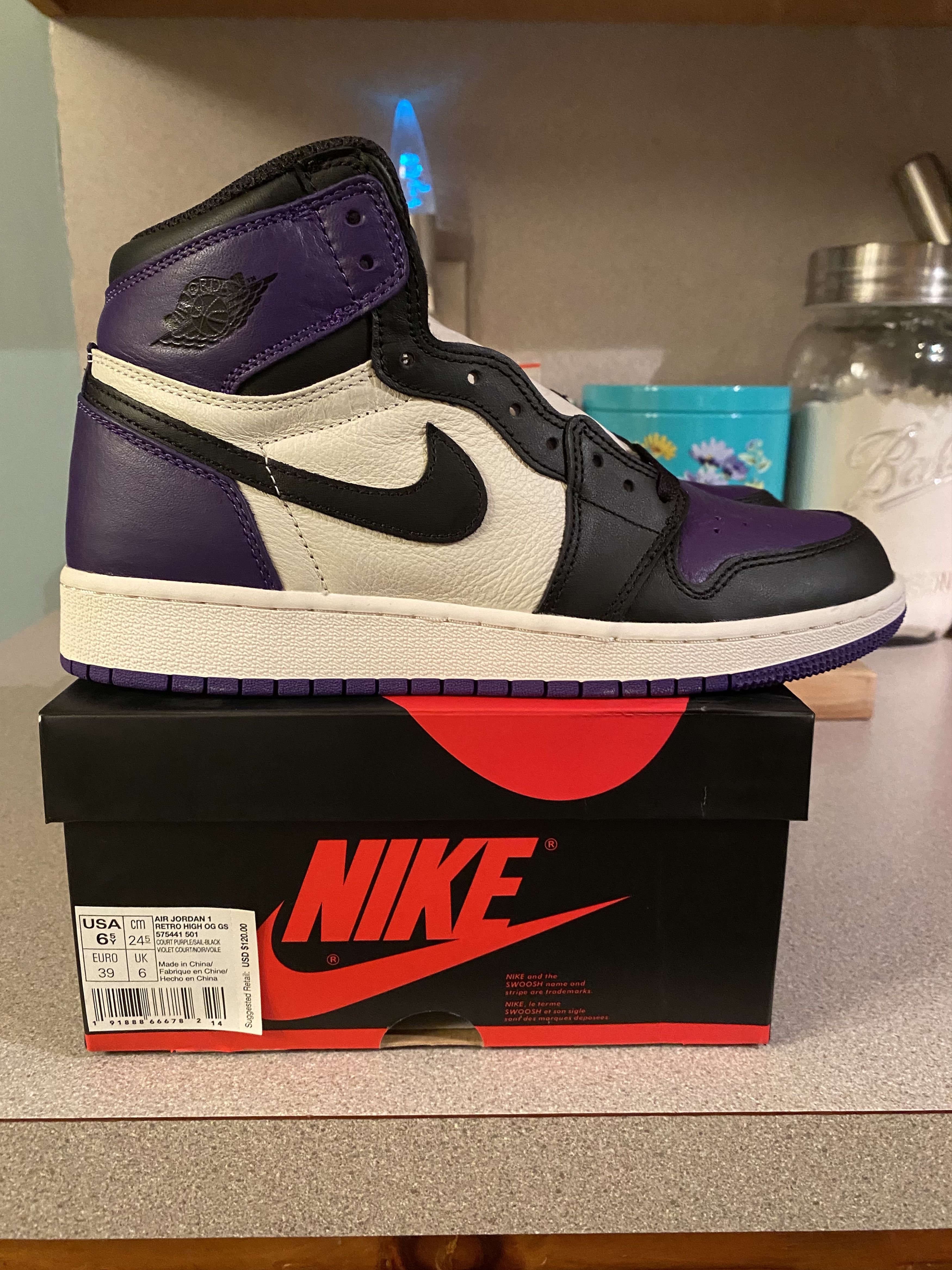 Nike Nike Air Jordan 1 Retro High OG “Court Purple 1.0” GS | Grailed