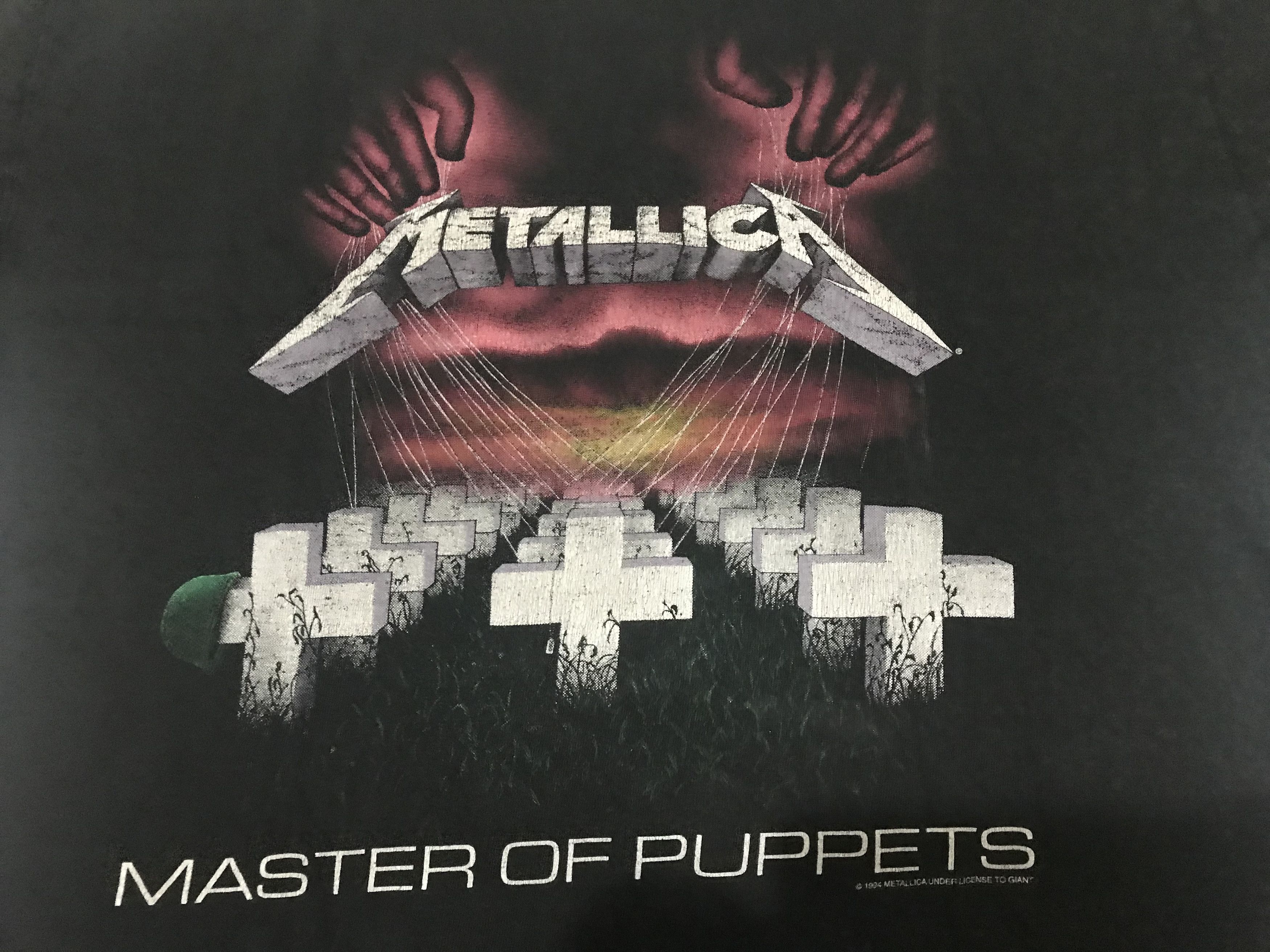 Metallica Vintage 90s Metallica Master Of Puppets T-Shirt Size US L / EU 52-54 / 3 - 5 Thumbnail