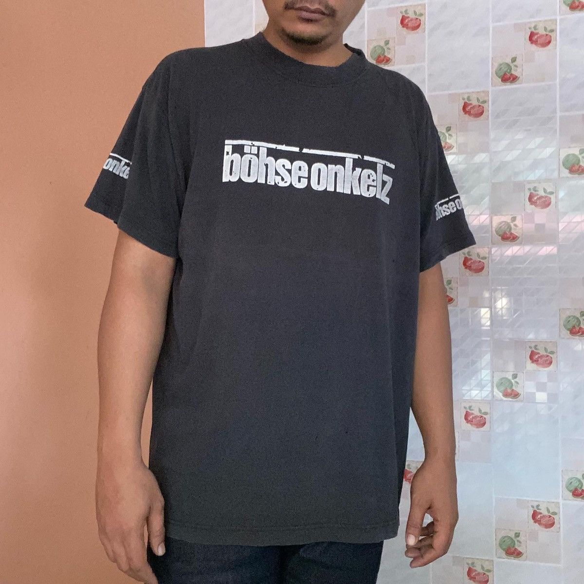 Band Tees × Vintage Rare Vintage Bohse Onkelz - E.I.N.S. Size US XL / EU 56 / 4 - 2 Thumbnail