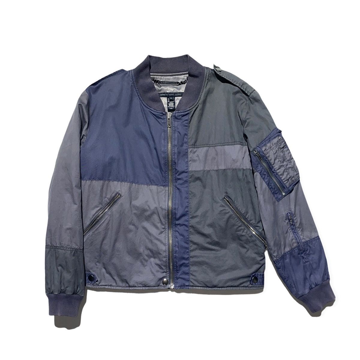 Marc Jacobs Patchwork multi zip bomber | Grailed