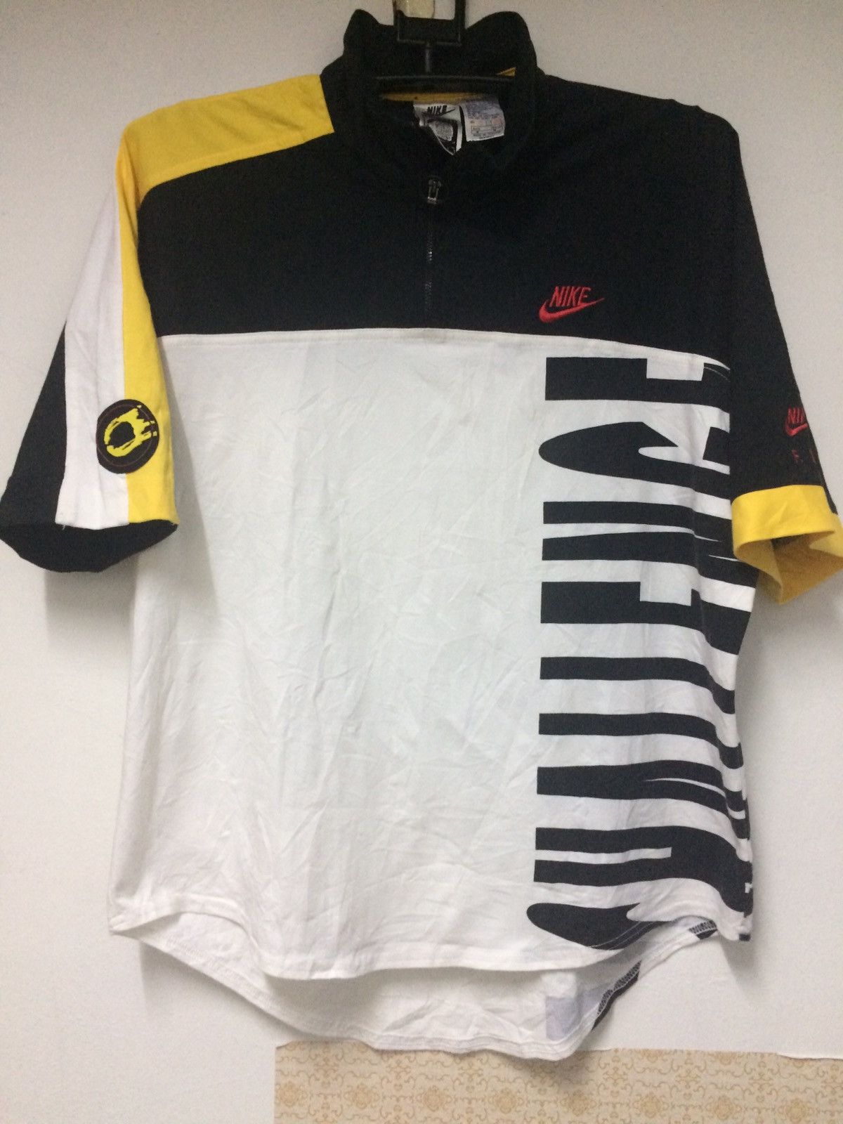 Nike Rare 90s Nike Court Challenge Andre Agassi Shirt Hiphop Big