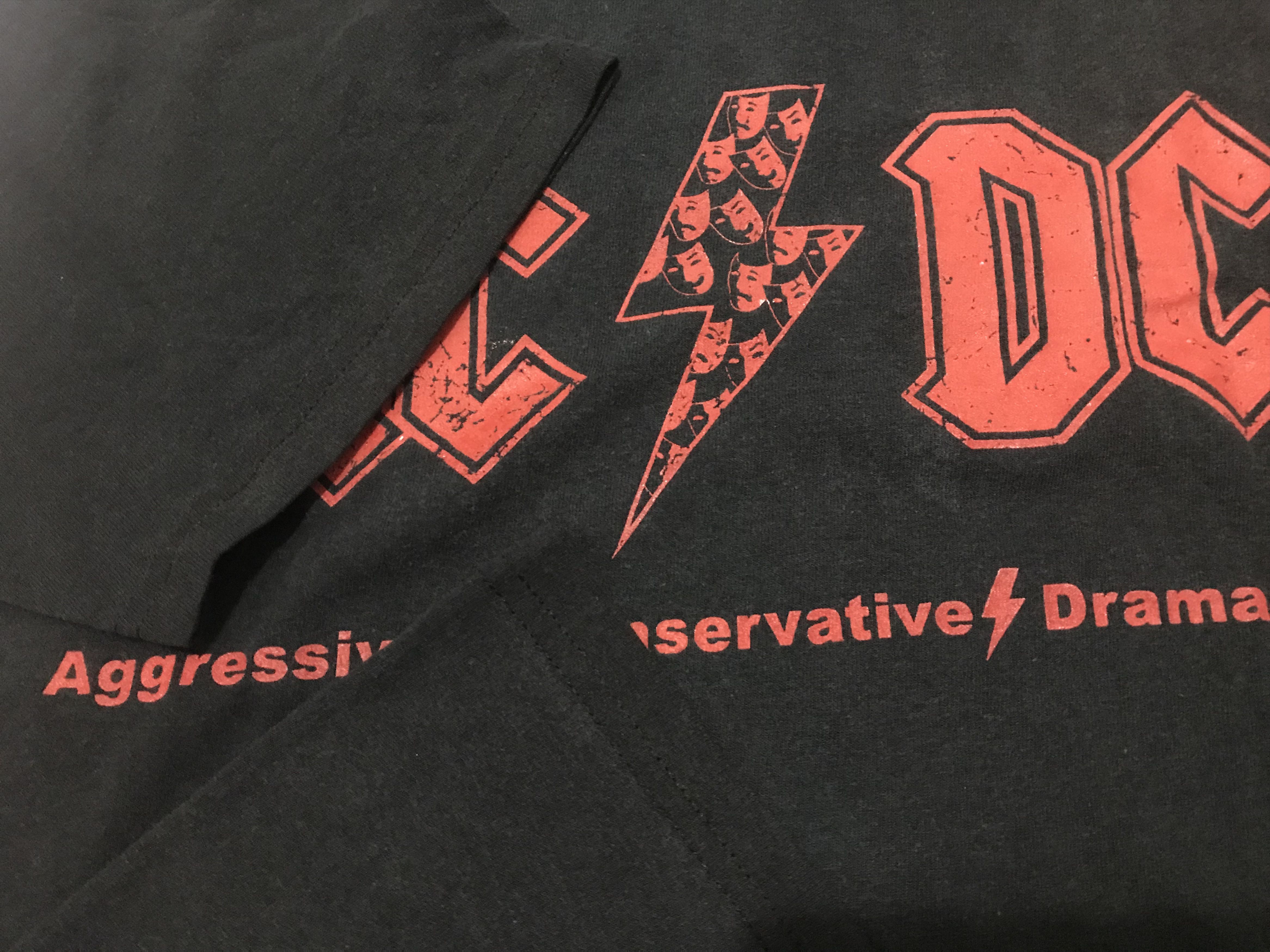 AC/DC ACDC Aggressively Conservative Drama Club T-Shirt Size US L / EU 52-54 / 3 - 9 Thumbnail