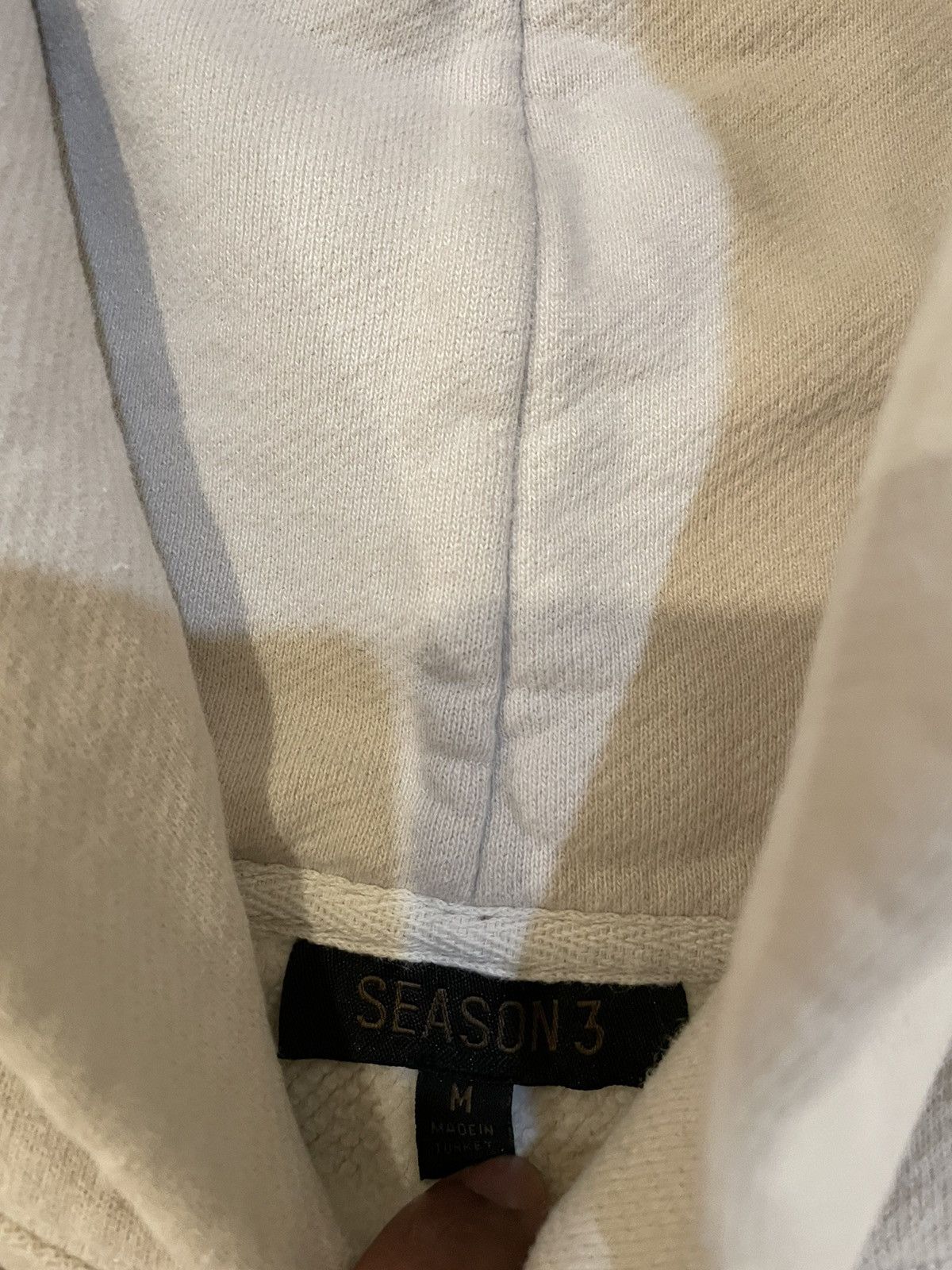 Yeezy Season 3 Two Tone Cream Hoodie Size US L / EU 52-54 / 3 - 4 Thumbnail