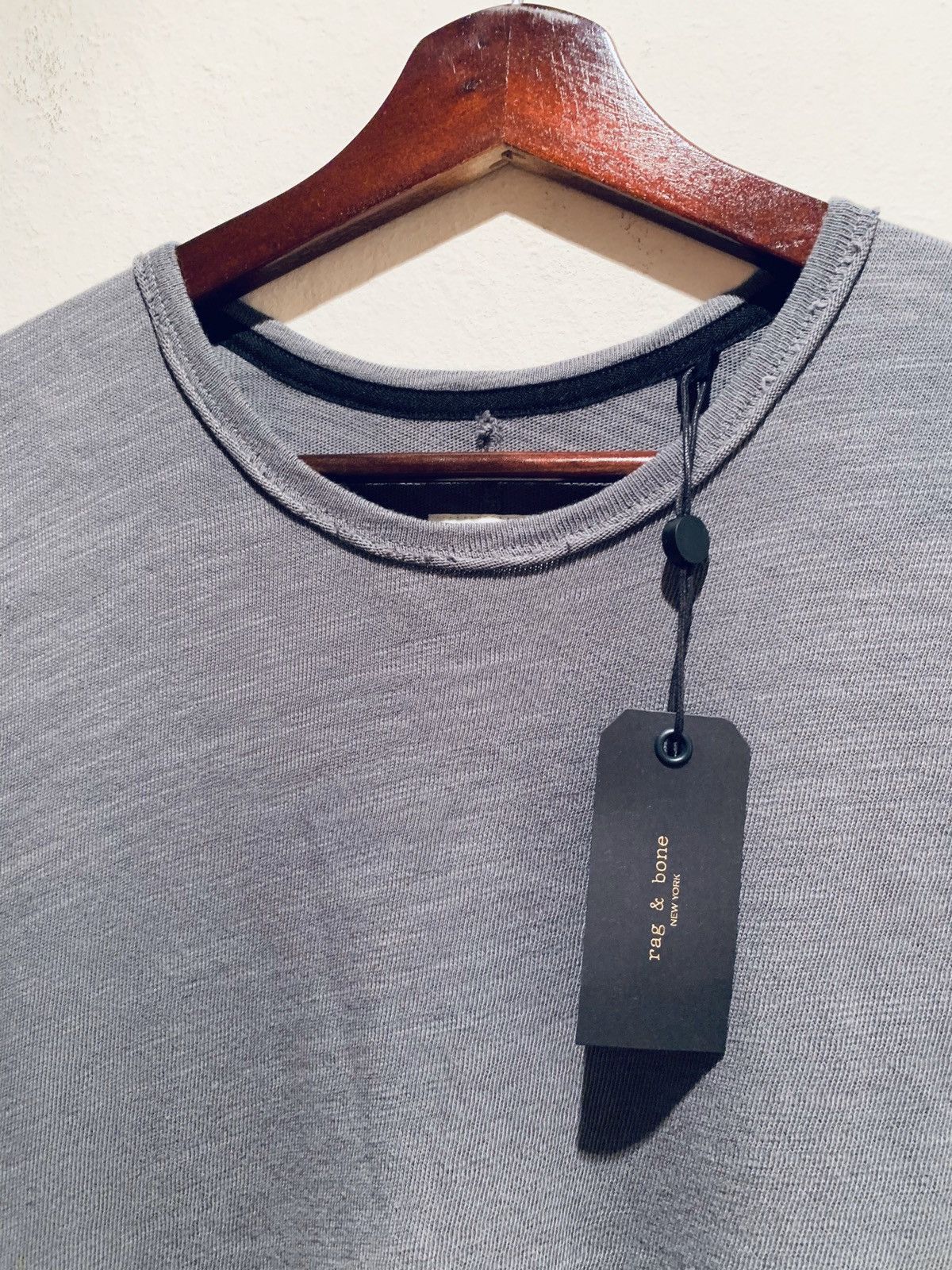 Designer × Rag & Bone *RARE* New Rag & Bone Middlestitch Knit T-Shirt - Medium Size US M / EU 48-50 / 2 - 4 Thumbnail