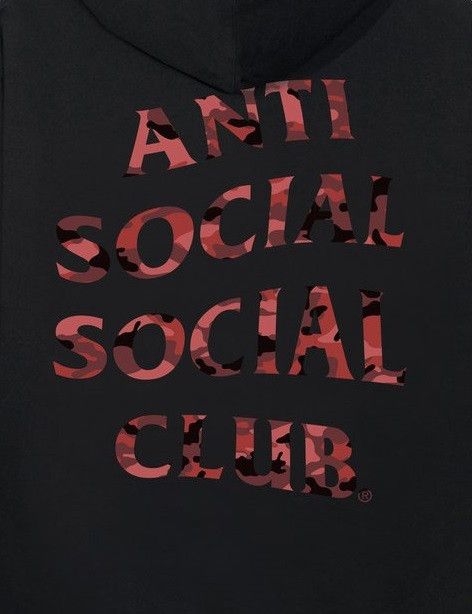 Anti Social Social Club DS Red Camo ASSC Wild Life Black Hoodie BAPE KITH KAWS Vlone Size US M / EU 48-50 / 2 - 3 Thumbnail