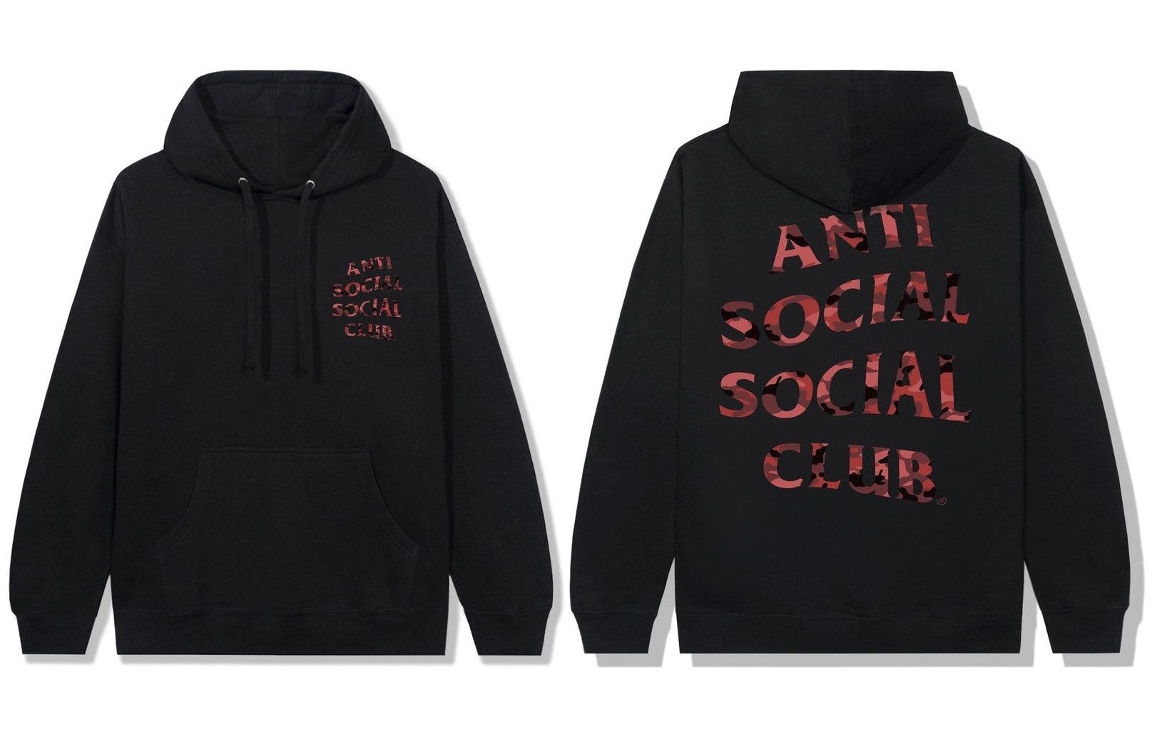 Anti Social Social Club DS Red Camo ASSC Wild Life Black Hoodie BAPE KITH KAWS Vlone Size US M / EU 48-50 / 2 - 6 Thumbnail