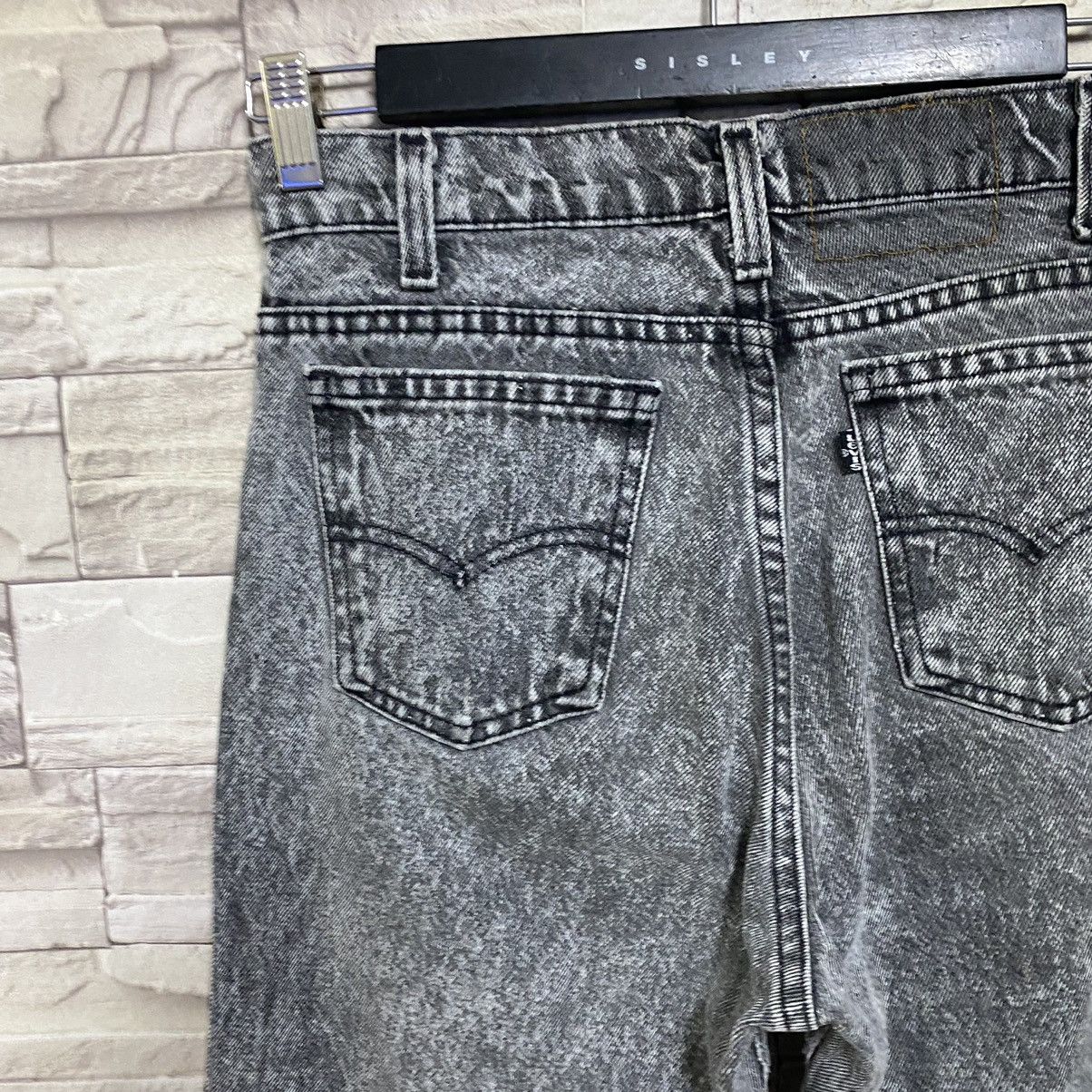 Levi's Vintage Levis 550 Black Stonewash Jeans 28x30 Size US 28 / EU 44 - 11 Thumbnail