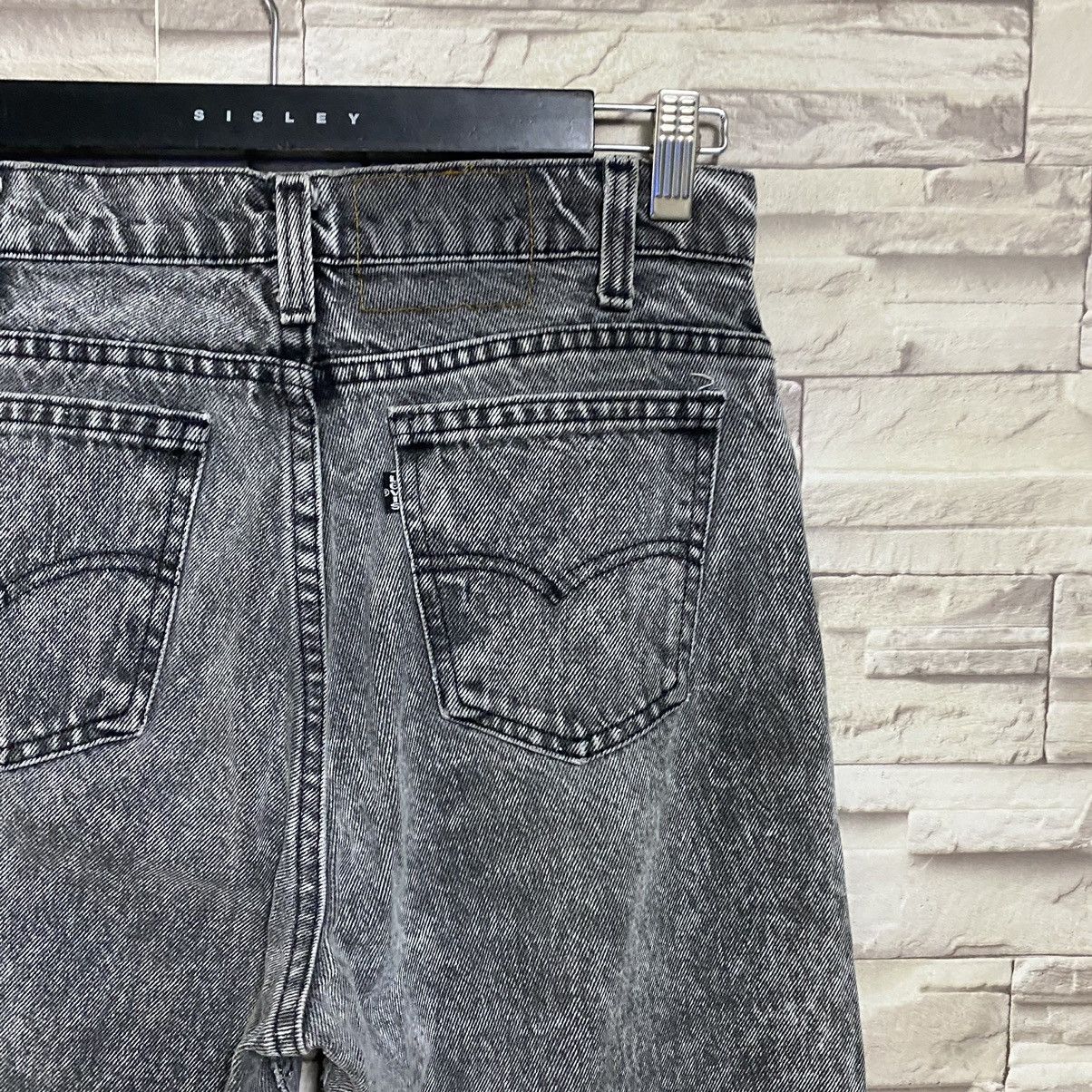 Levi's Vintage Levis 550 Black Stonewash Jeans 28x30 Size US 28 / EU 44 - 12 Thumbnail
