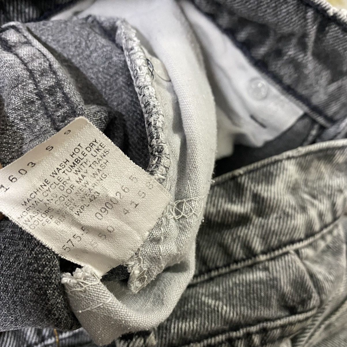 Levi's Vintage Levis 550 Black Stonewash Jeans 28x30 Size US 28 / EU 44 - 15 Thumbnail