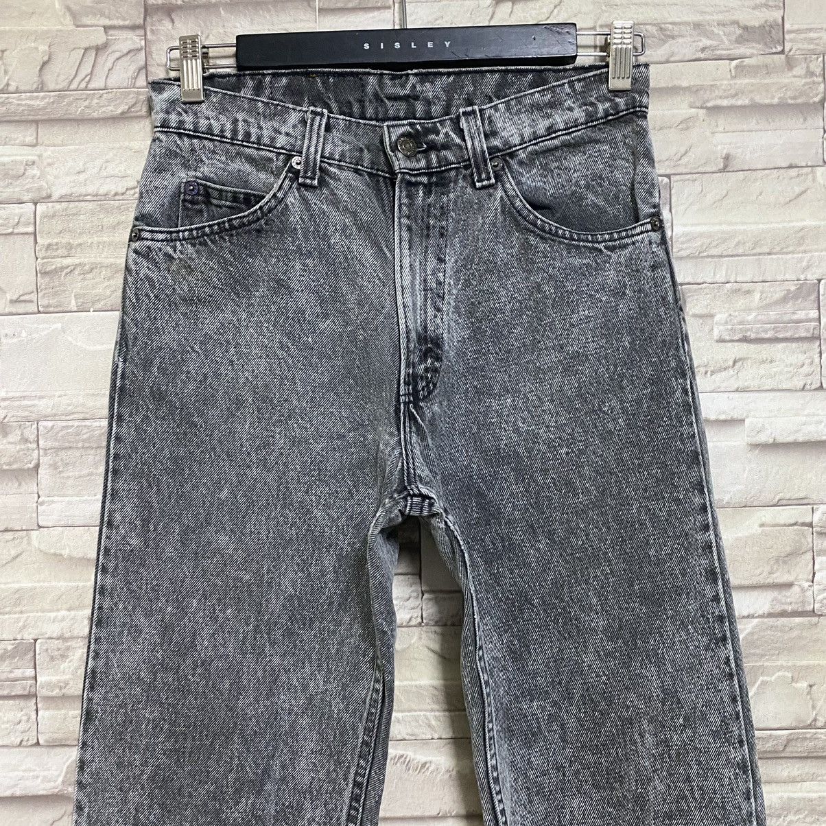 Levi's Vintage Levis 550 Black Stonewash Jeans 28x30 Size US 28 / EU 44 - 4 Thumbnail