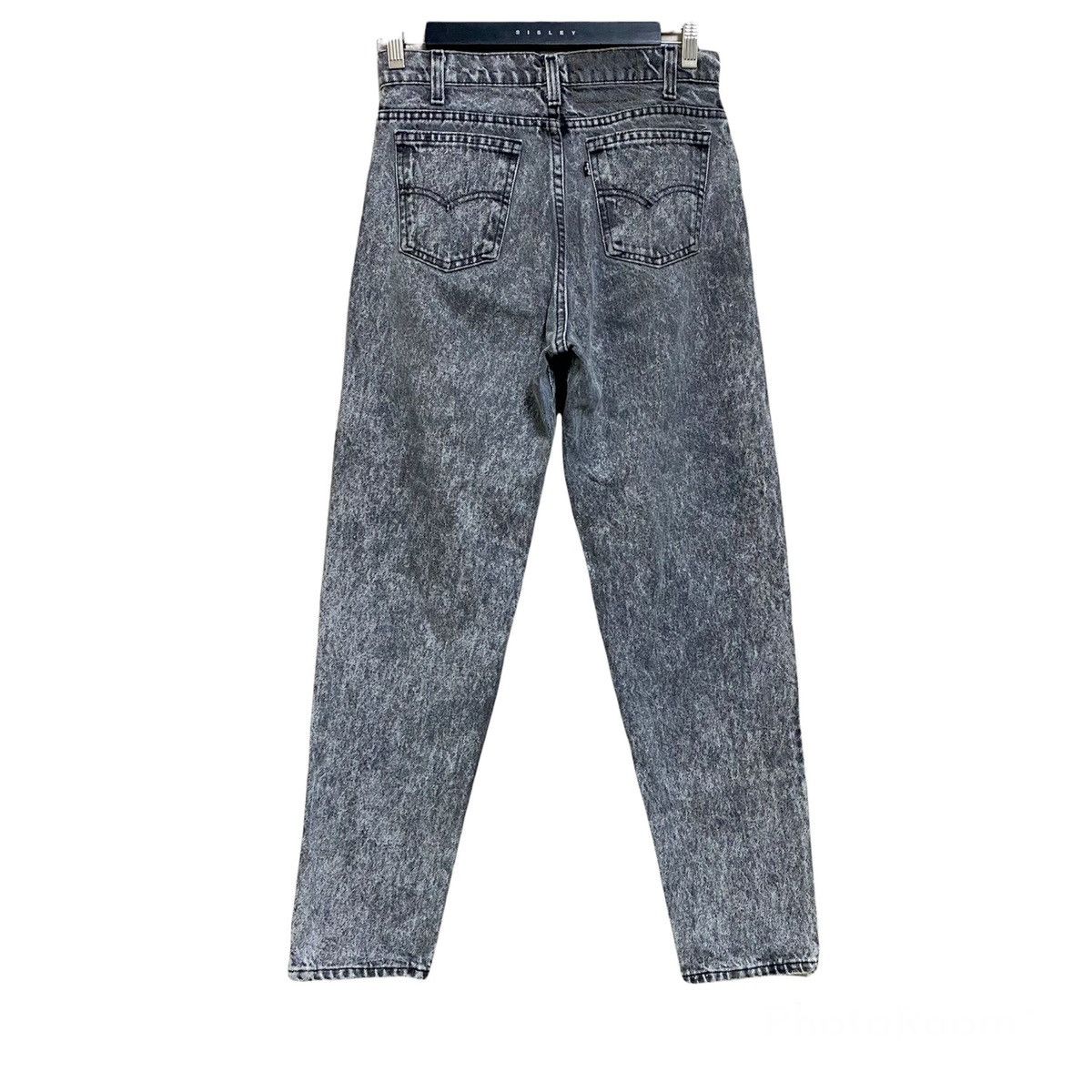 Levi's Vintage Levis 550 Black Stonewash Jeans 28x30 Size US 28 / EU 44 - 2 Thumbnail