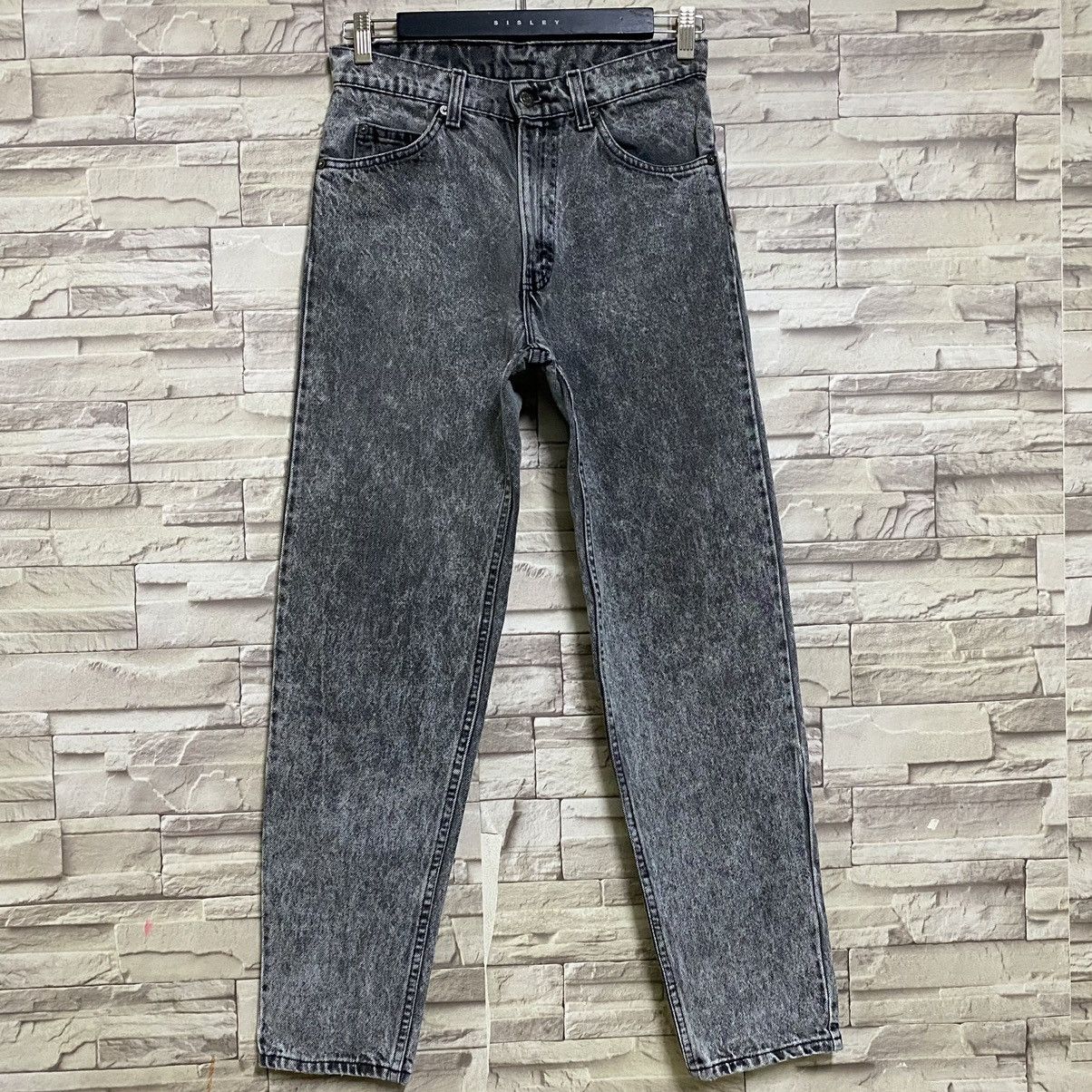 Levi's Vintage Levis 550 Black Stonewash Jeans 28x30 Size US 28 / EU 44 - 3 Thumbnail