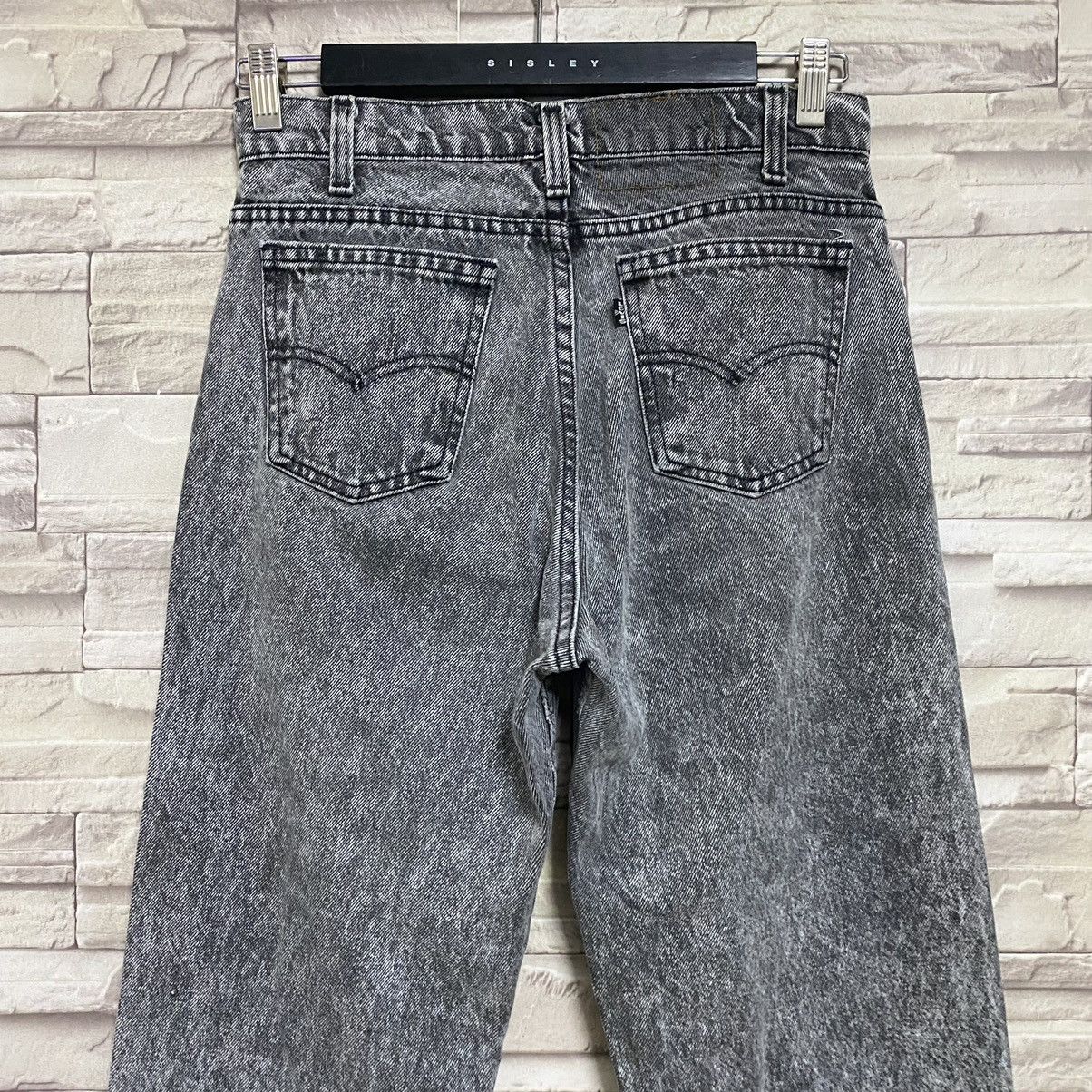 Levi's Vintage Levis 550 Black Stonewash Jeans 28x30 Size US 28 / EU 44 - 9 Thumbnail