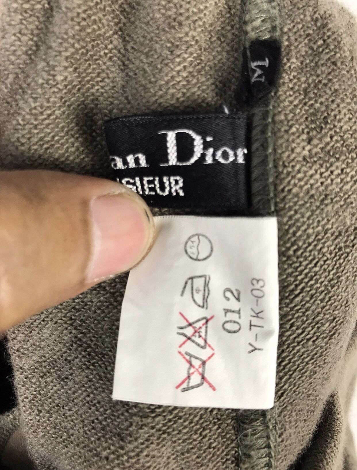 Dior Christian Dior Vintage Loose-Fit Pants - 100% Cotton Fabric Size US 30 / EU 46 - 4 Thumbnail