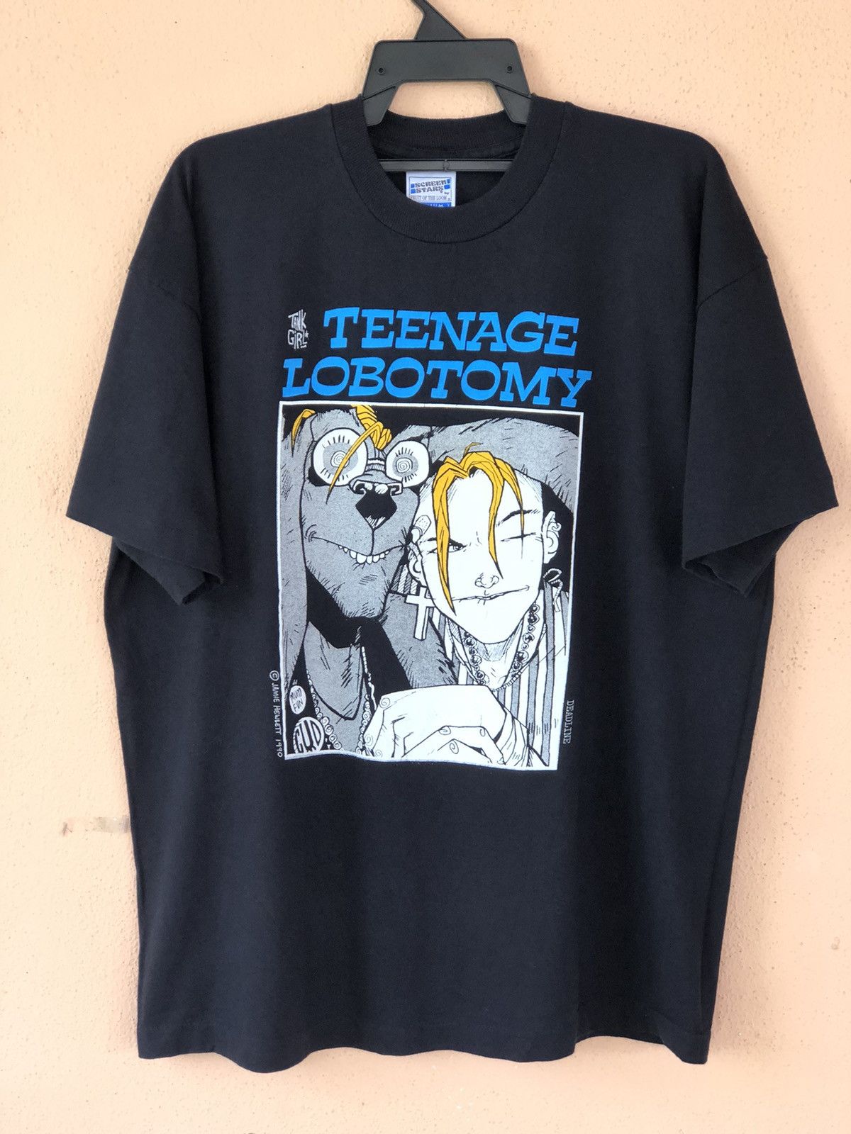 Vintage Vintage 90s TANK GIRL Teenage Lobotomy Comic/ Movie Tee 
