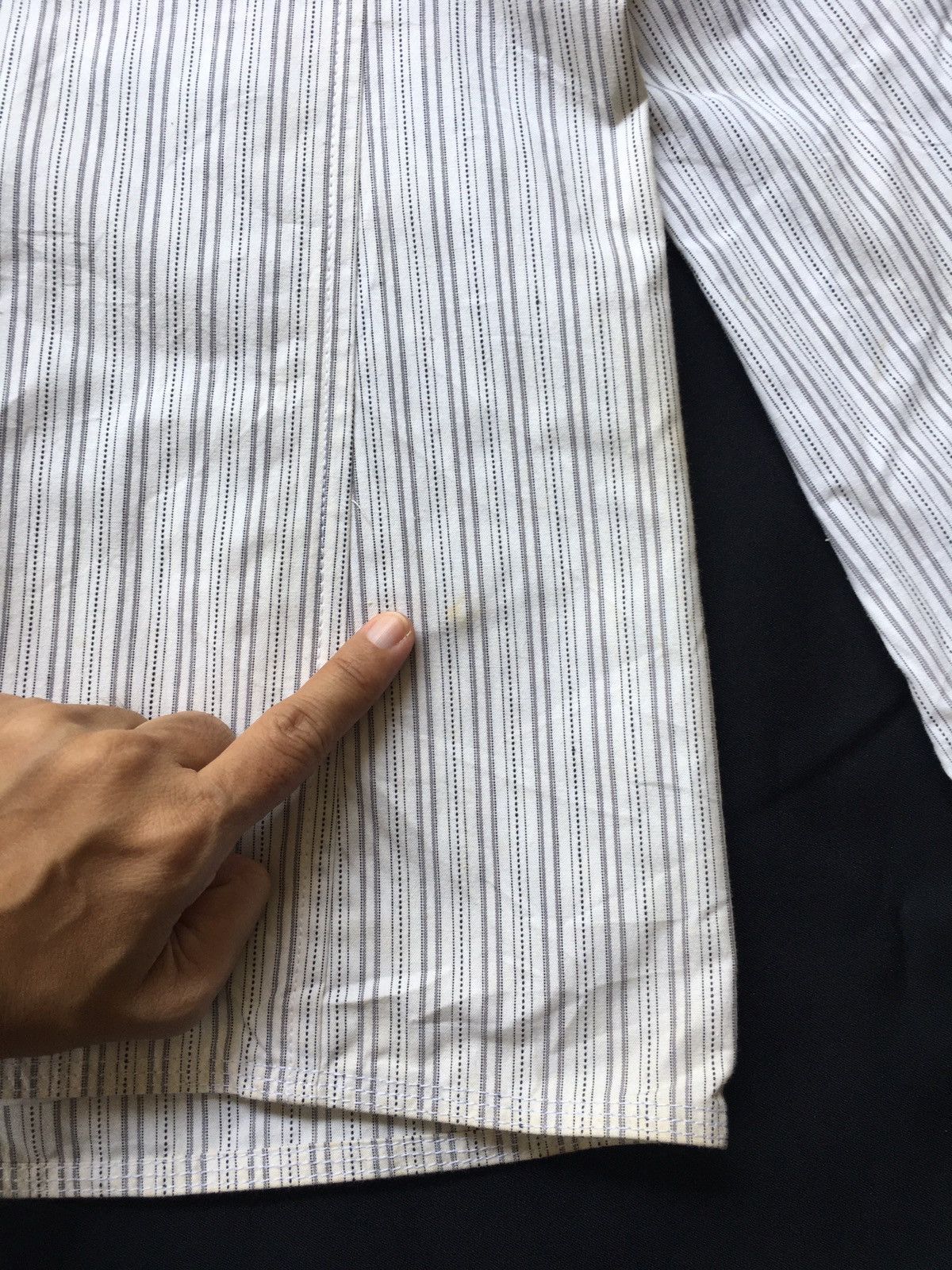 Yohji Yamamoto Vintage AAR by Yohji Yamamoto Stripes Jacket Size US L / EU 52-54 / 3 - 12 Thumbnail