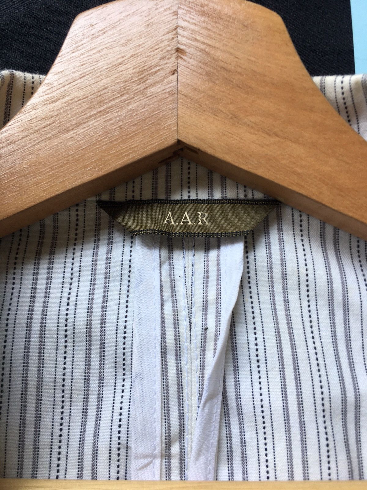 Yohji Yamamoto Vintage AAR by Yohji Yamamoto Stripes Jacket Size US L / EU 52-54 / 3 - 6 Thumbnail