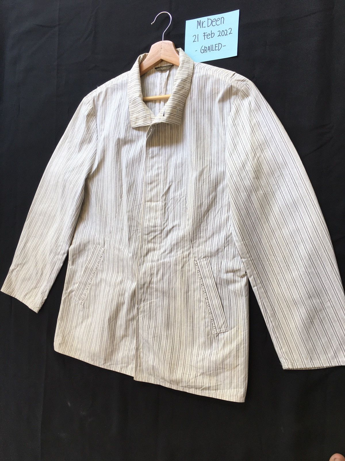 Yohji Yamamoto Vintage AAR by Yohji Yamamoto Stripes Jacket Size US L / EU 52-54 / 3 - 2 Thumbnail